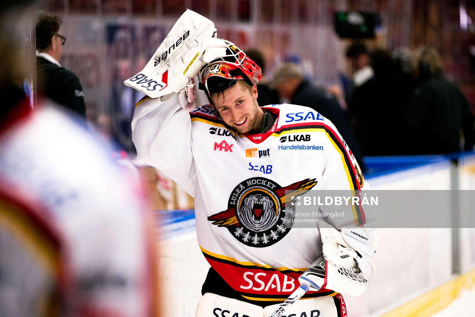 Luleås målvakt Joel Lassinantti