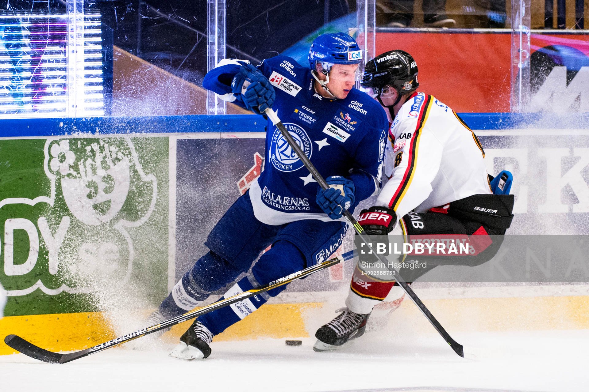 Leksands Simon Erlandsson och Luleås Per Savilahti-Nagander