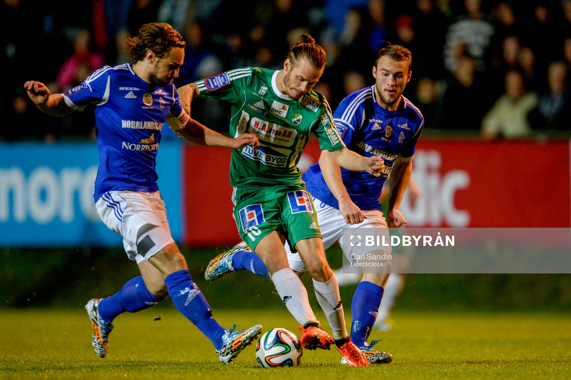 Sundsvalls Kevin Walker och Rúnar Már Sigurjónsson och