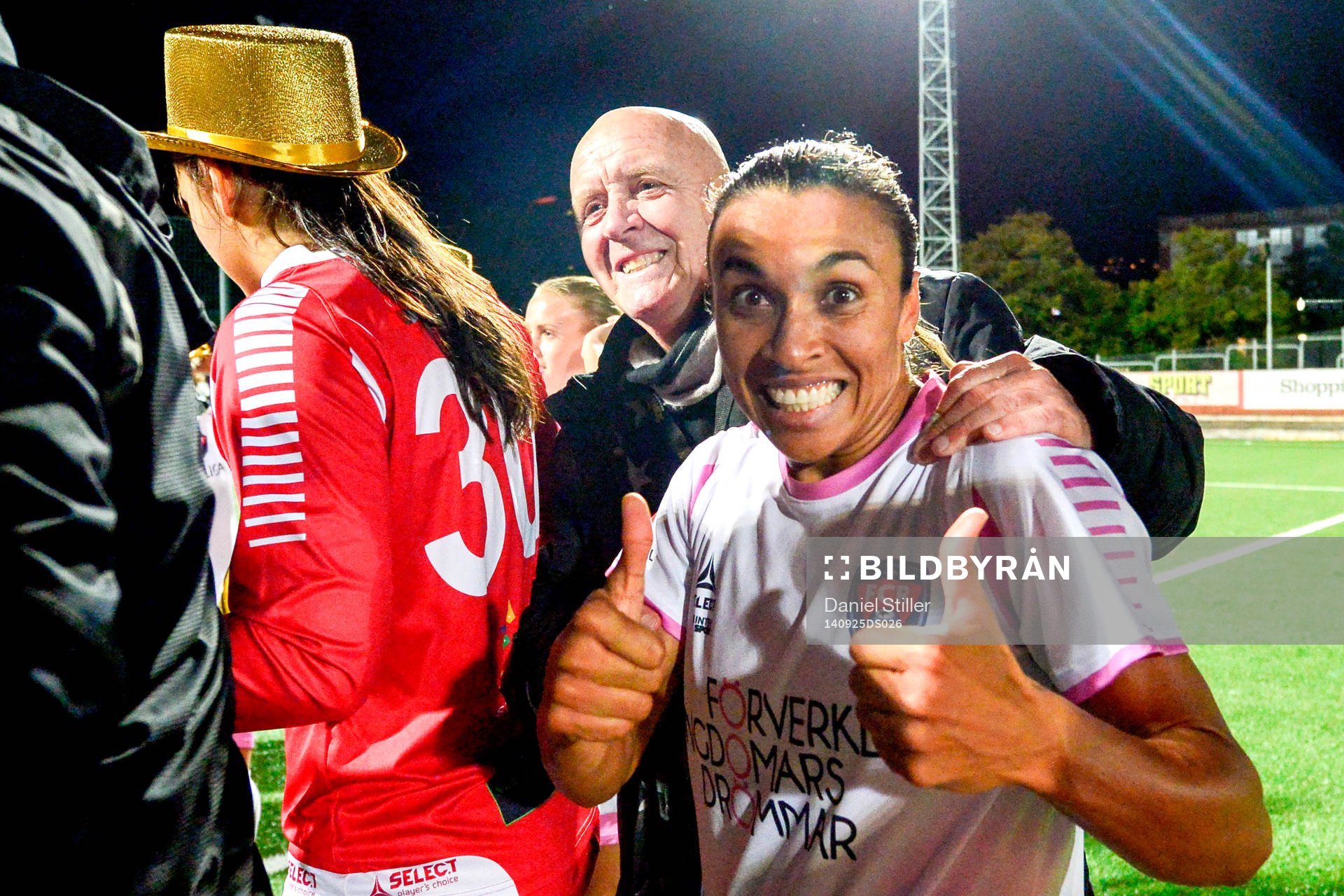 Rosengårds Marta Viera Da Silva jublar