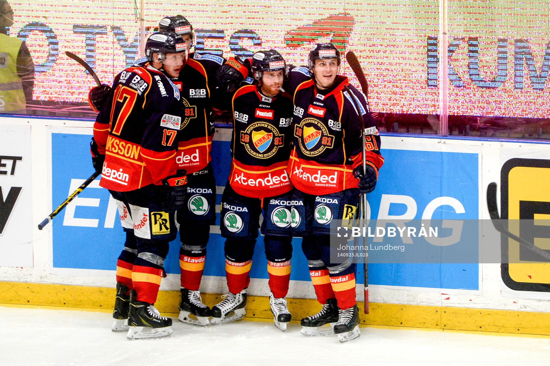 Djurgårdens Mattias Guter jublar