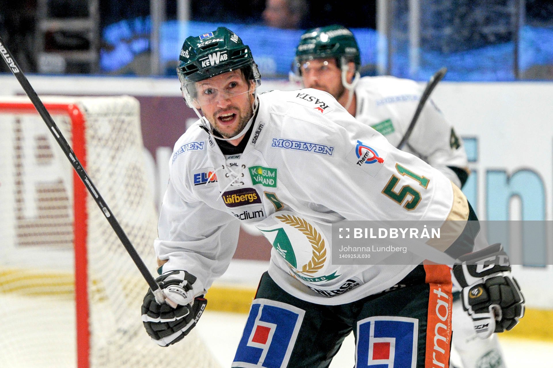 Färjestads Rickard Wallin jublar
