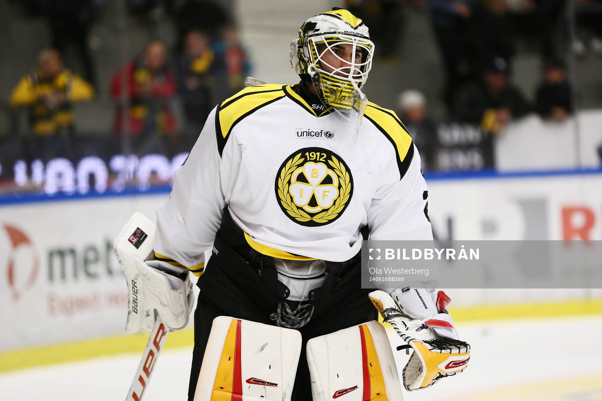 Brynäs målvakt Bernhard Starkbaum