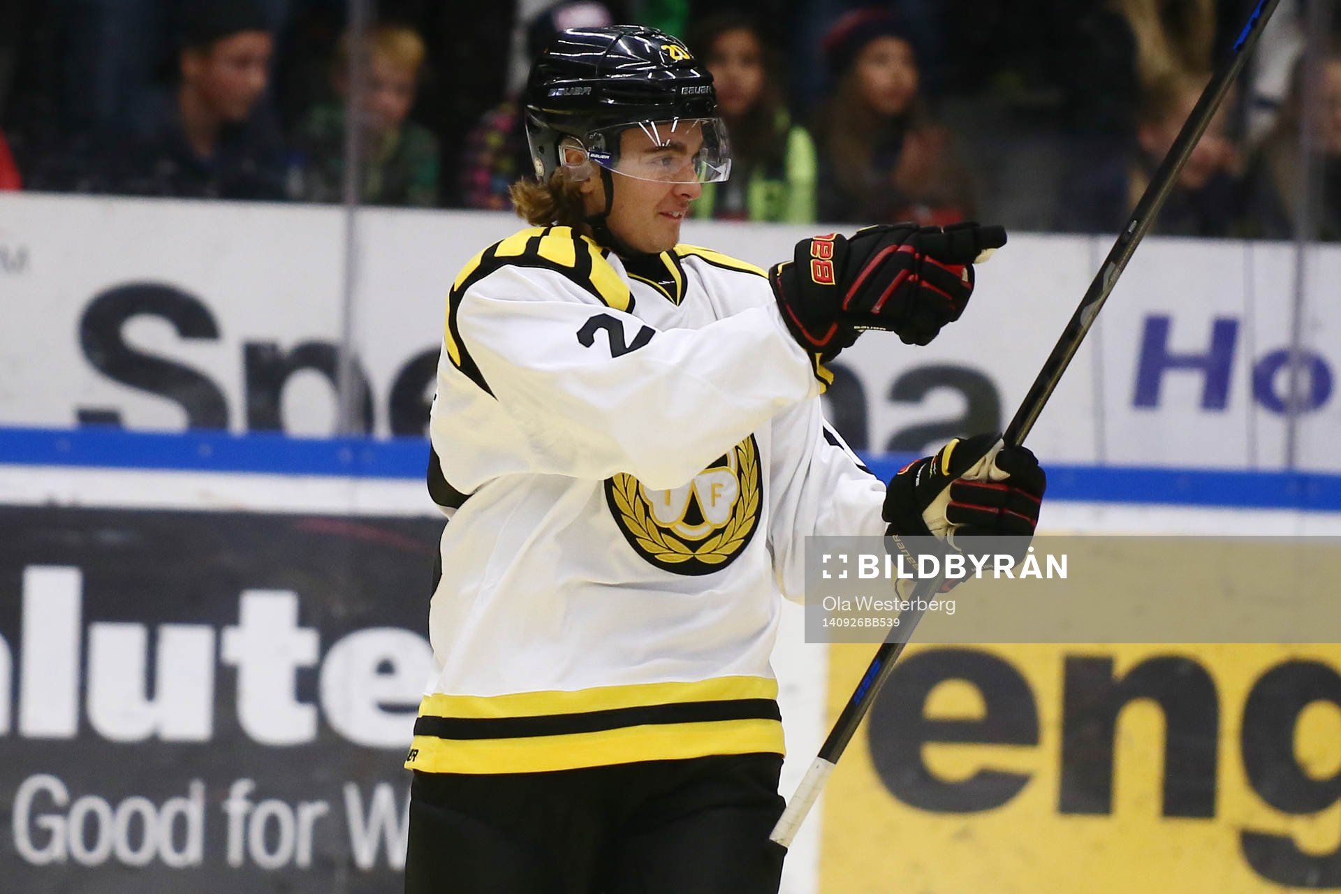 Brynäs Adam Brodecki  jublar
