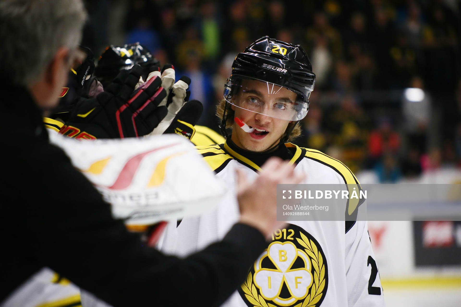 Brynäs Adam Brodecki  jublar