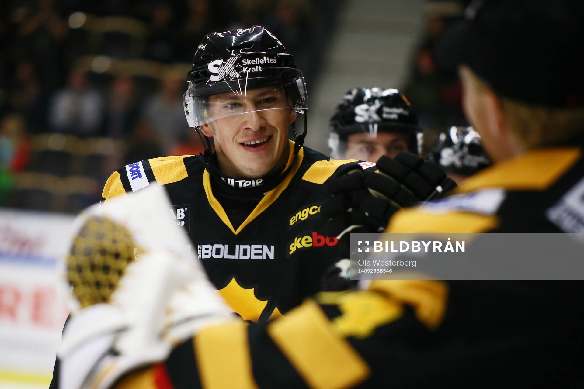 Skellefteås Martin Sevc  jublar