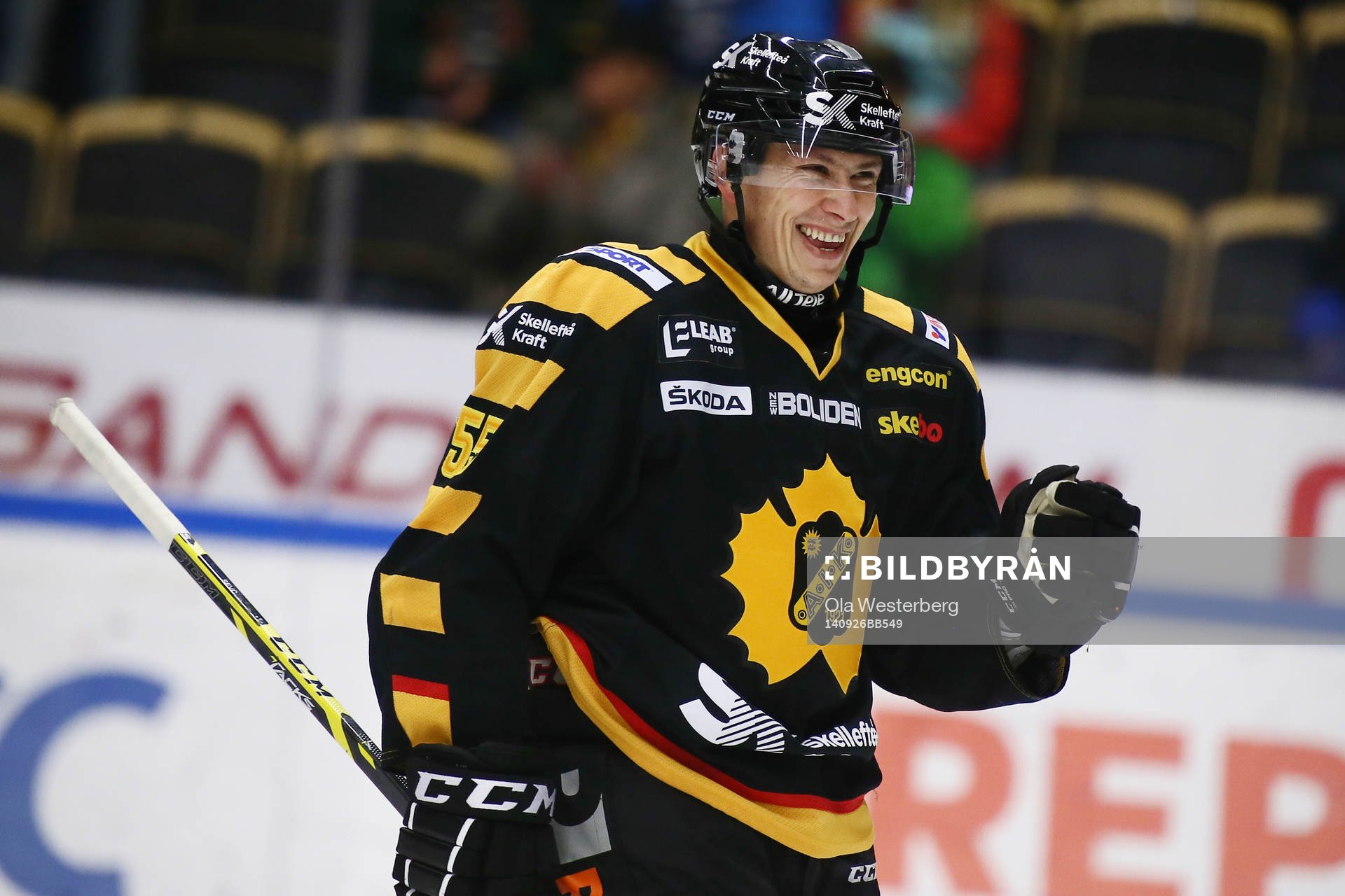 Skellefteås Martin Sevc  jublar
