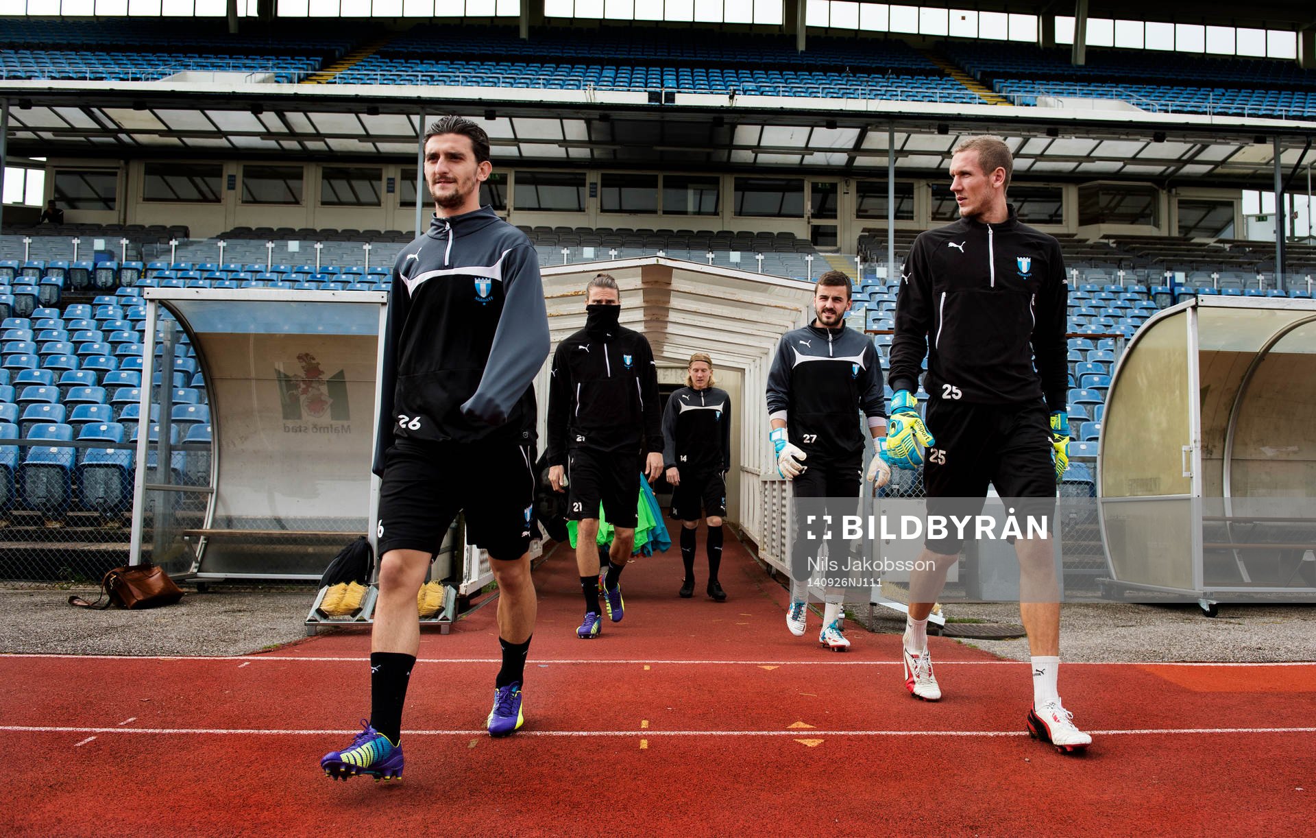 Malmö FFs Agon Mehmeti och målvakt Robin Sörensen när