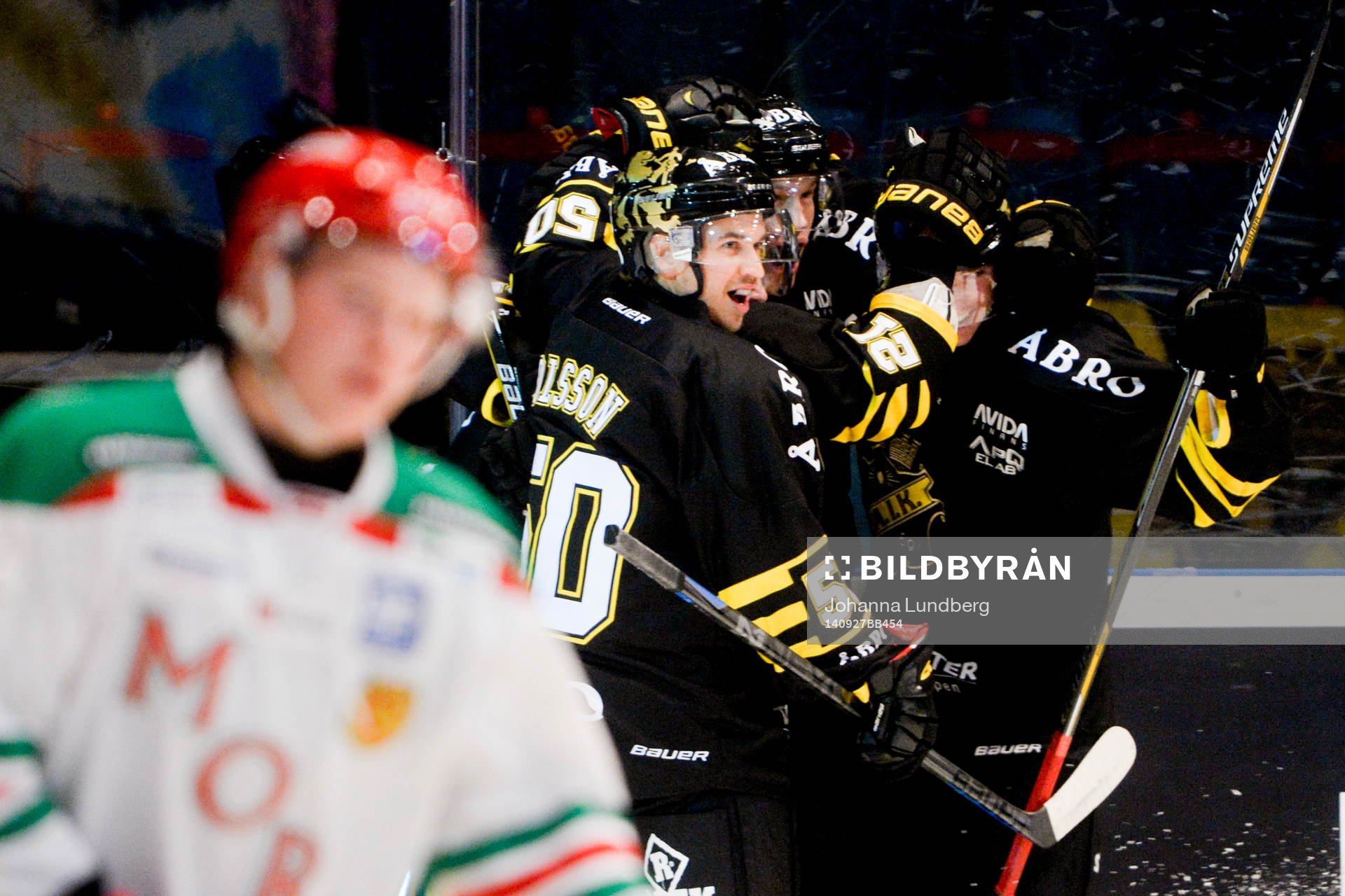 AIKs spelare jublar