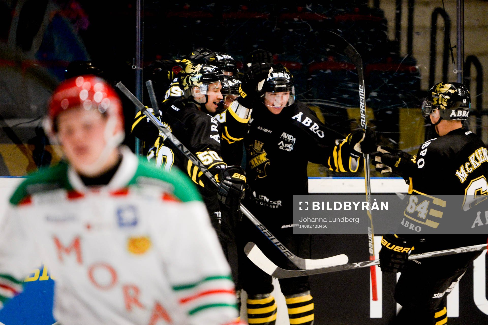 AIKs spelare jublar