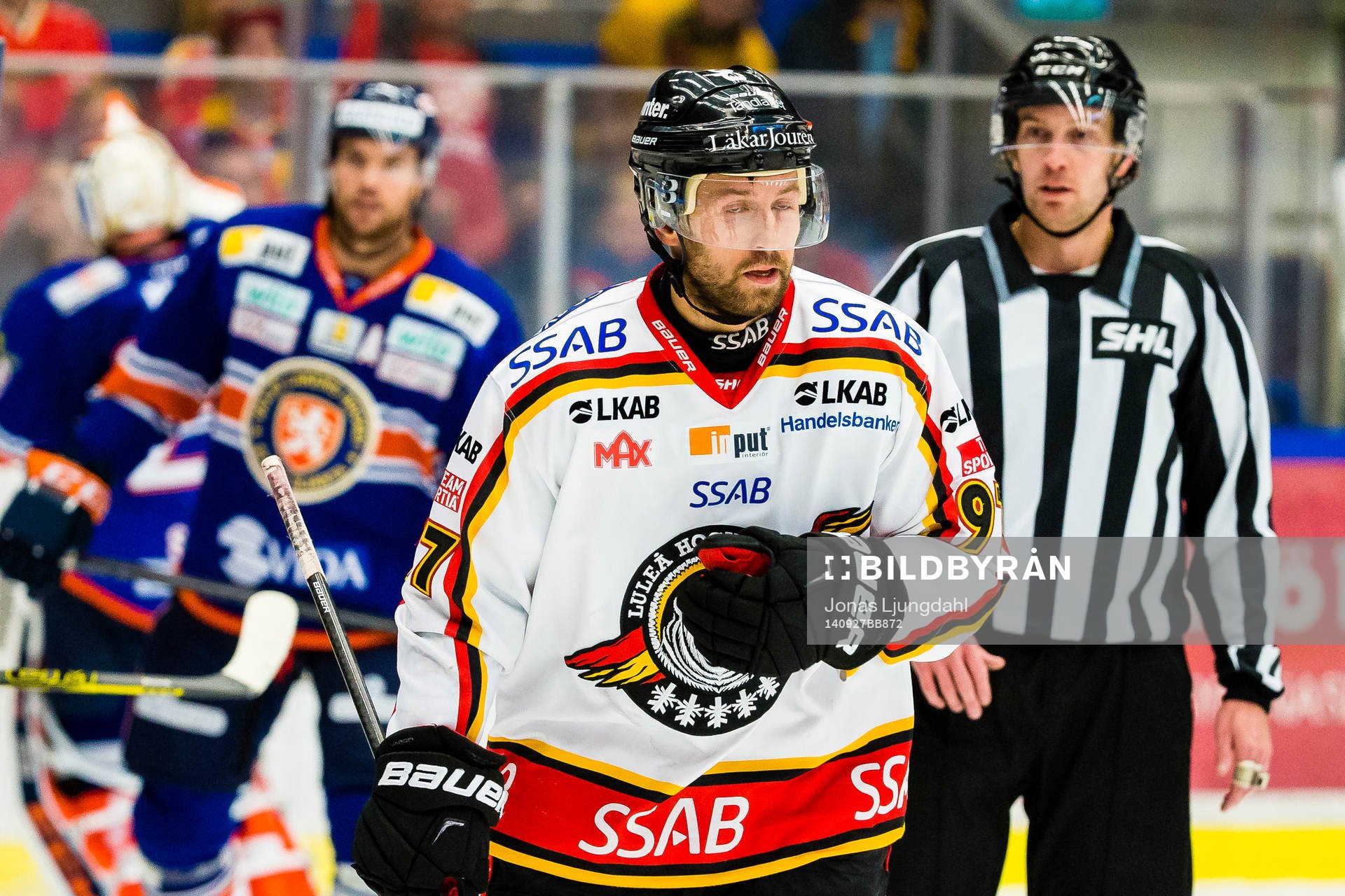 Luleås Per Ledin blundar