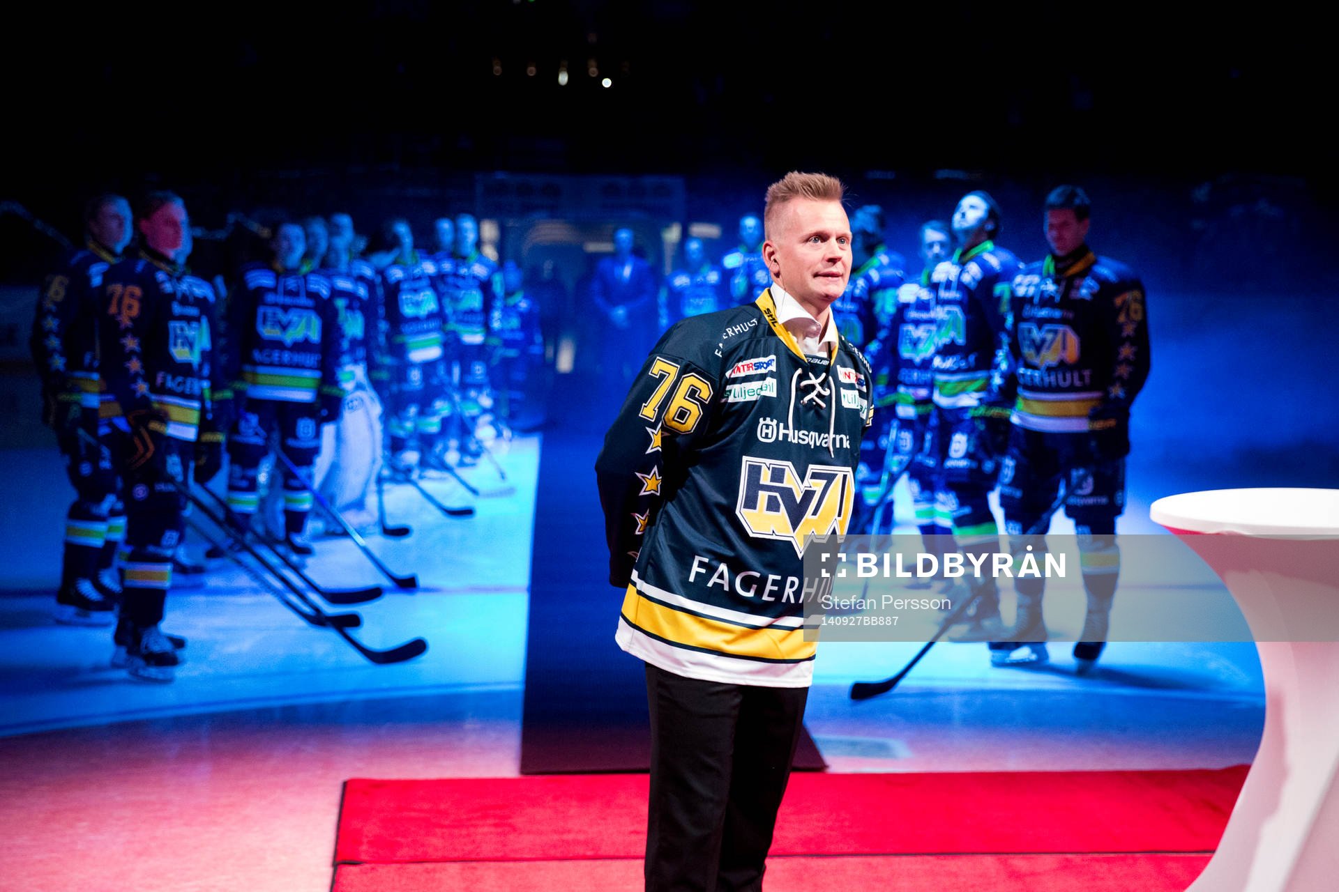 Johan Davidssons tröjceremoni