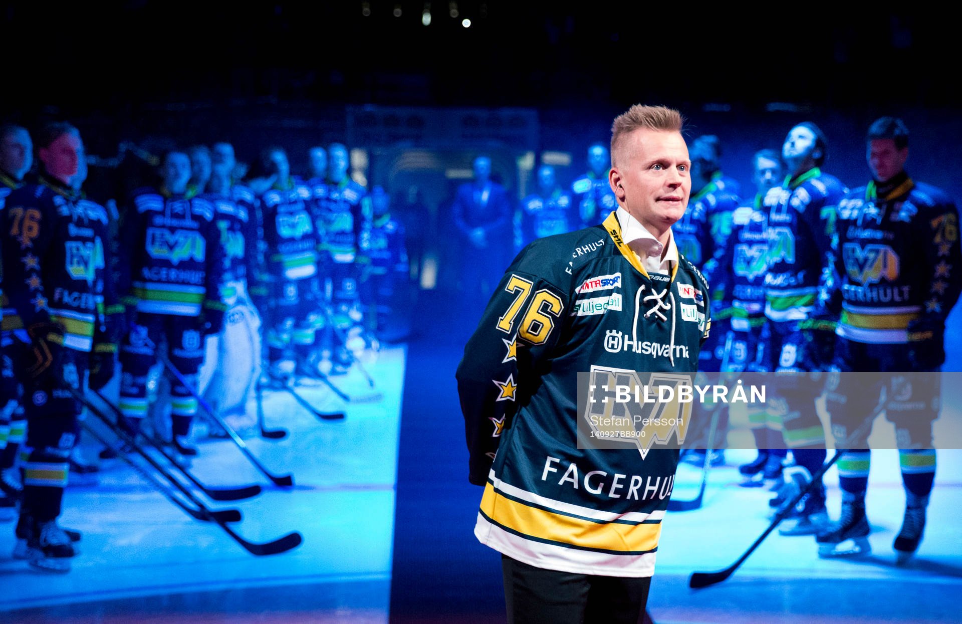 Johan Davidssons tröjceremoni