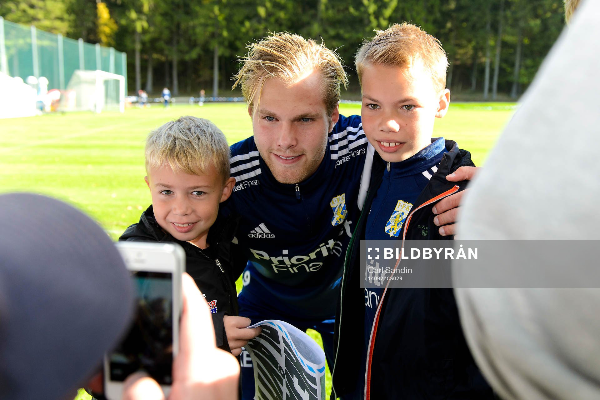 IFK Göteborgs Gustav Engvall poserar