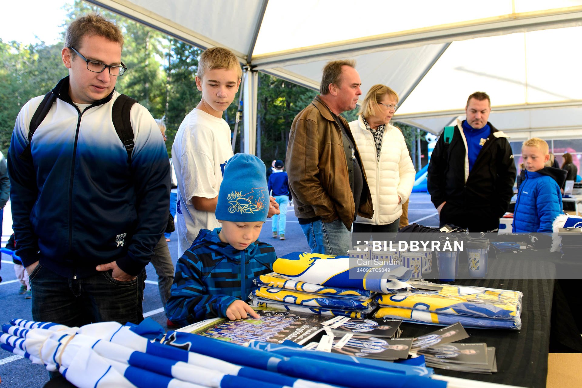 Försäljning under kamratgårdens dag den 27 september 2014 i Göteborg.