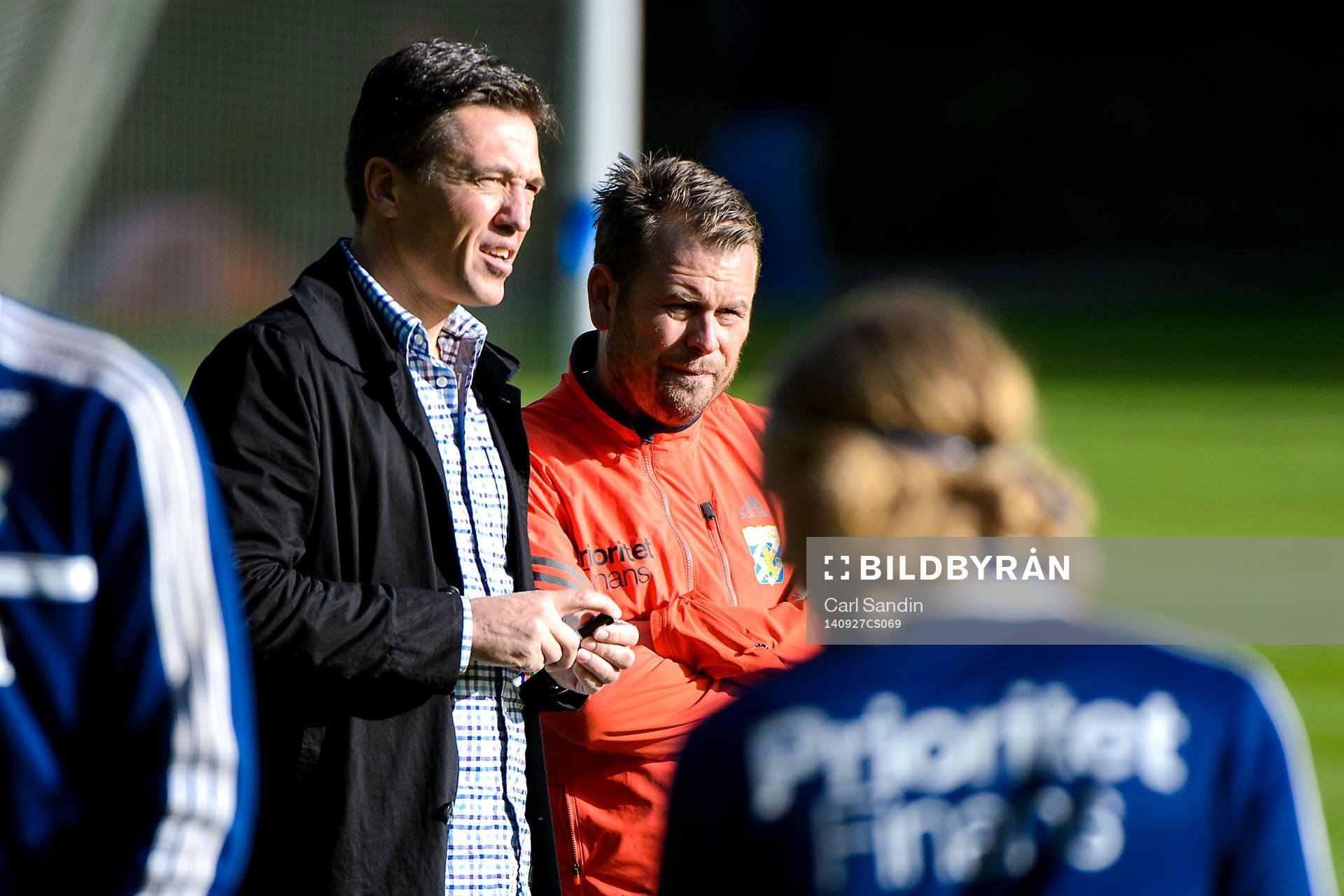 IFK Göteborgs sportchef Mats Green och tränare Mikael