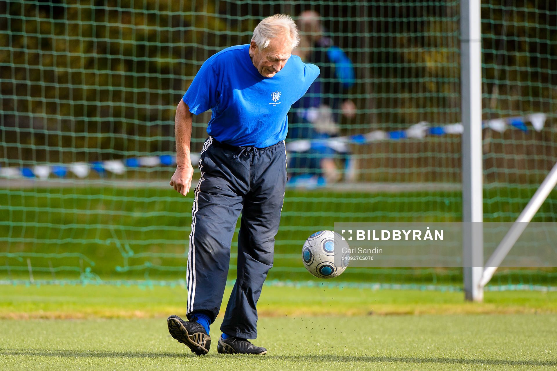 Fotbollsveteranen Bengt Berndtsson tränar