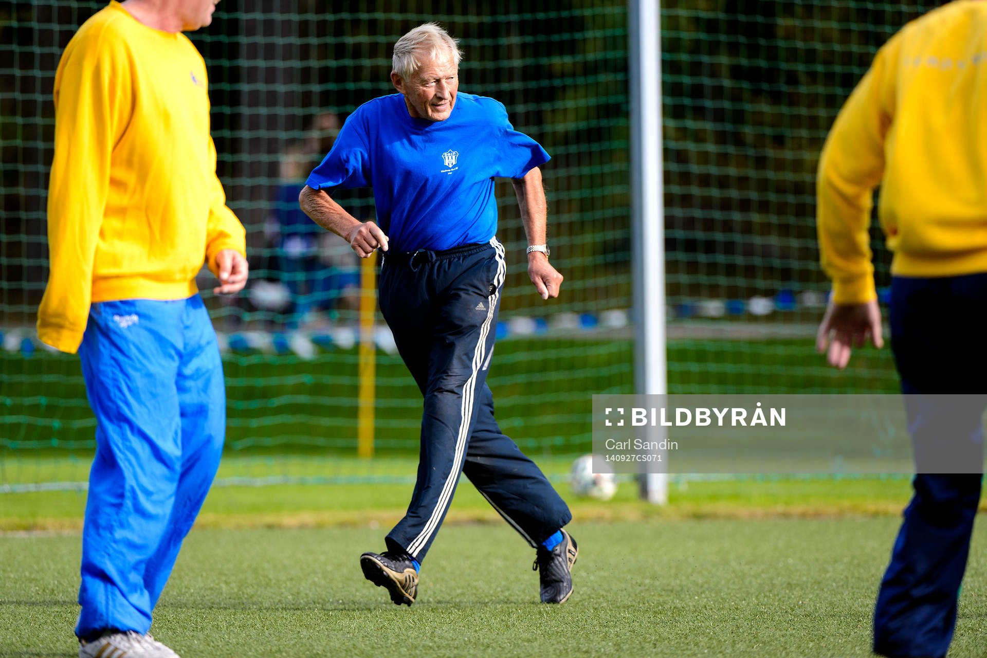 Fotbollsveteranen Bengt Berndtsson tränar