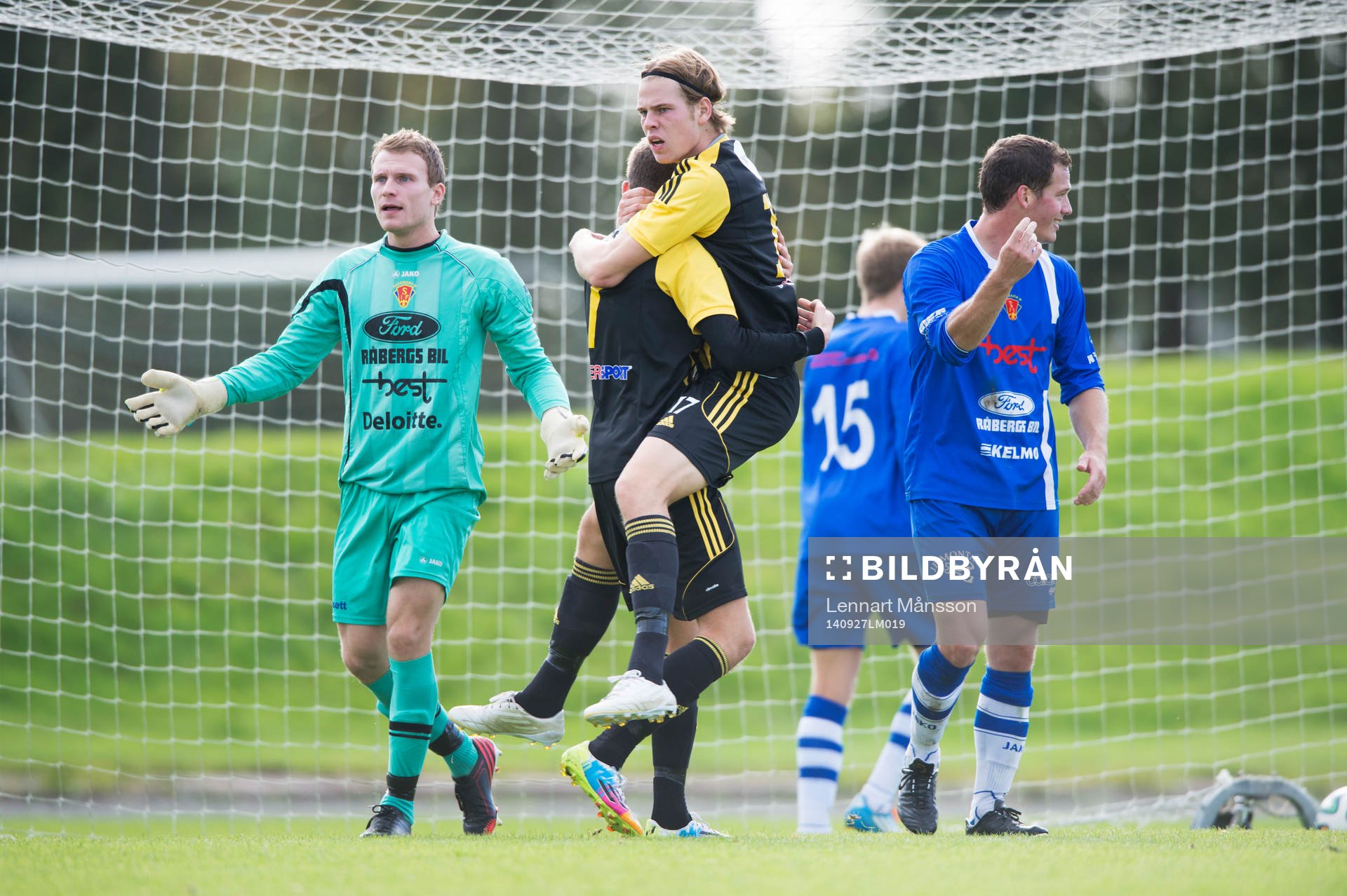 IFK Hässleholms Ilir Salja har gjort 3-1 i matchen i