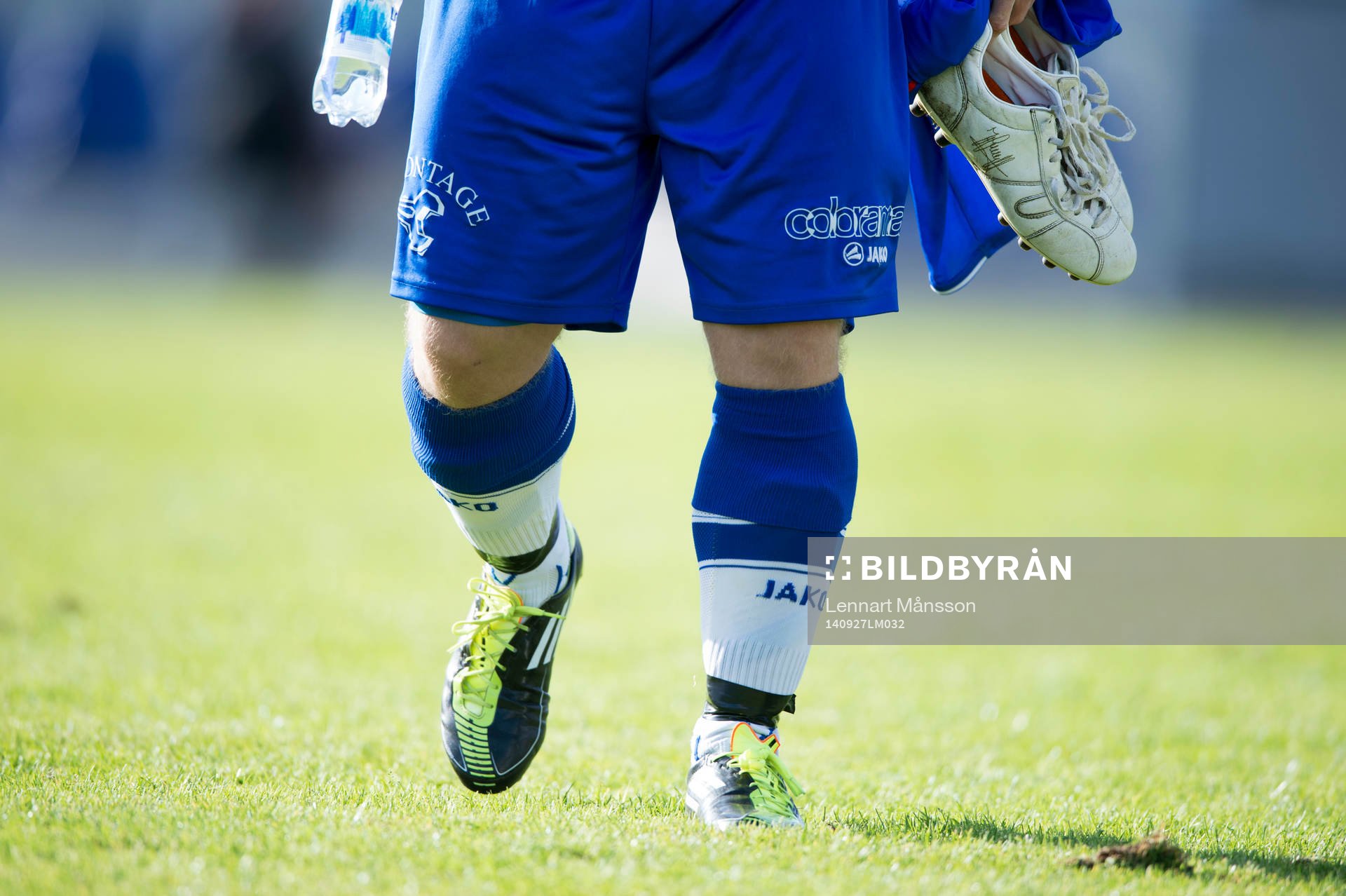Skor och strumpor i matchen i division 3 mellan IFK
