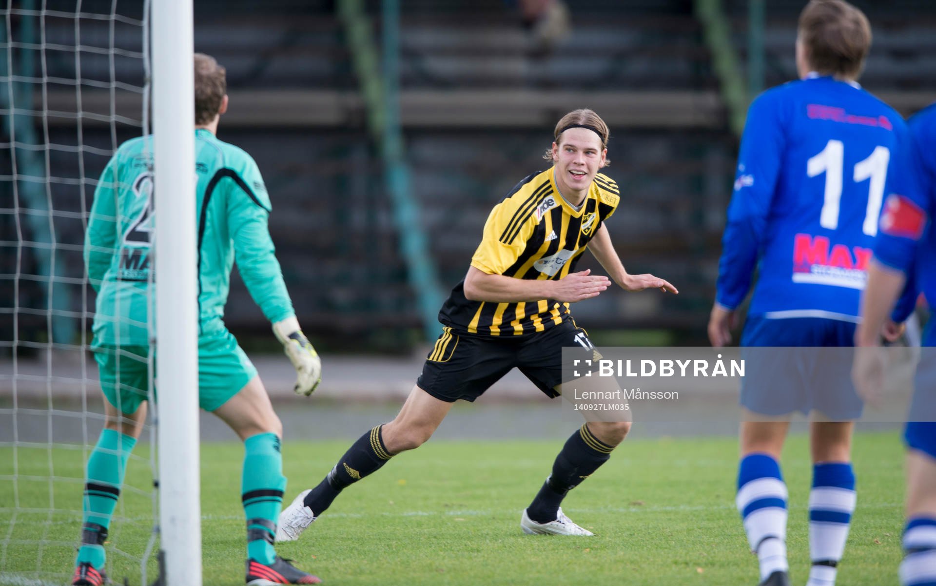 IFK Hässleholms Filip Ranmo har gjort 2-0 i matchen i