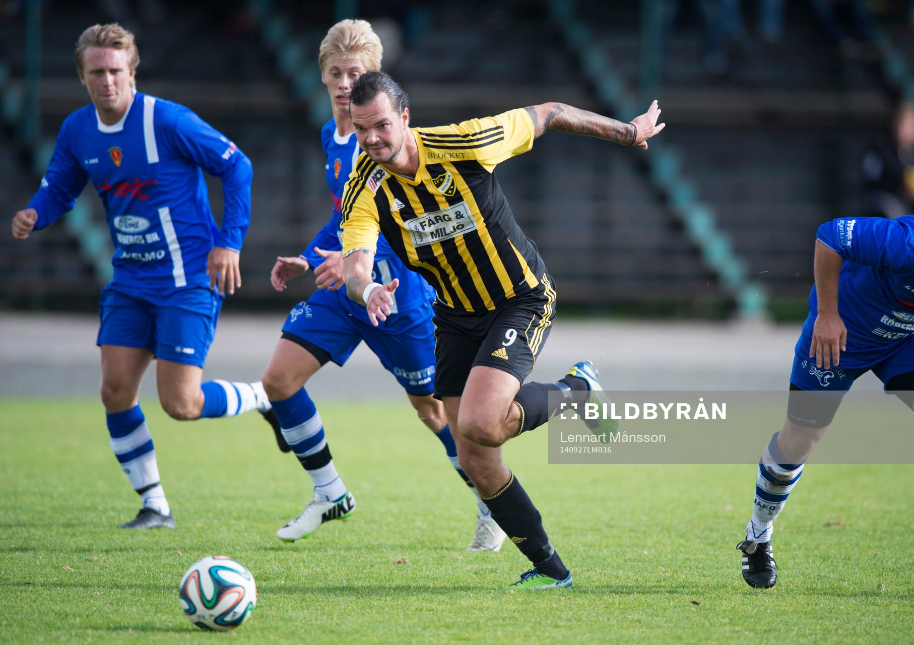 IFK Hässleholms Filip Thurn i matchen i division 3 mellan