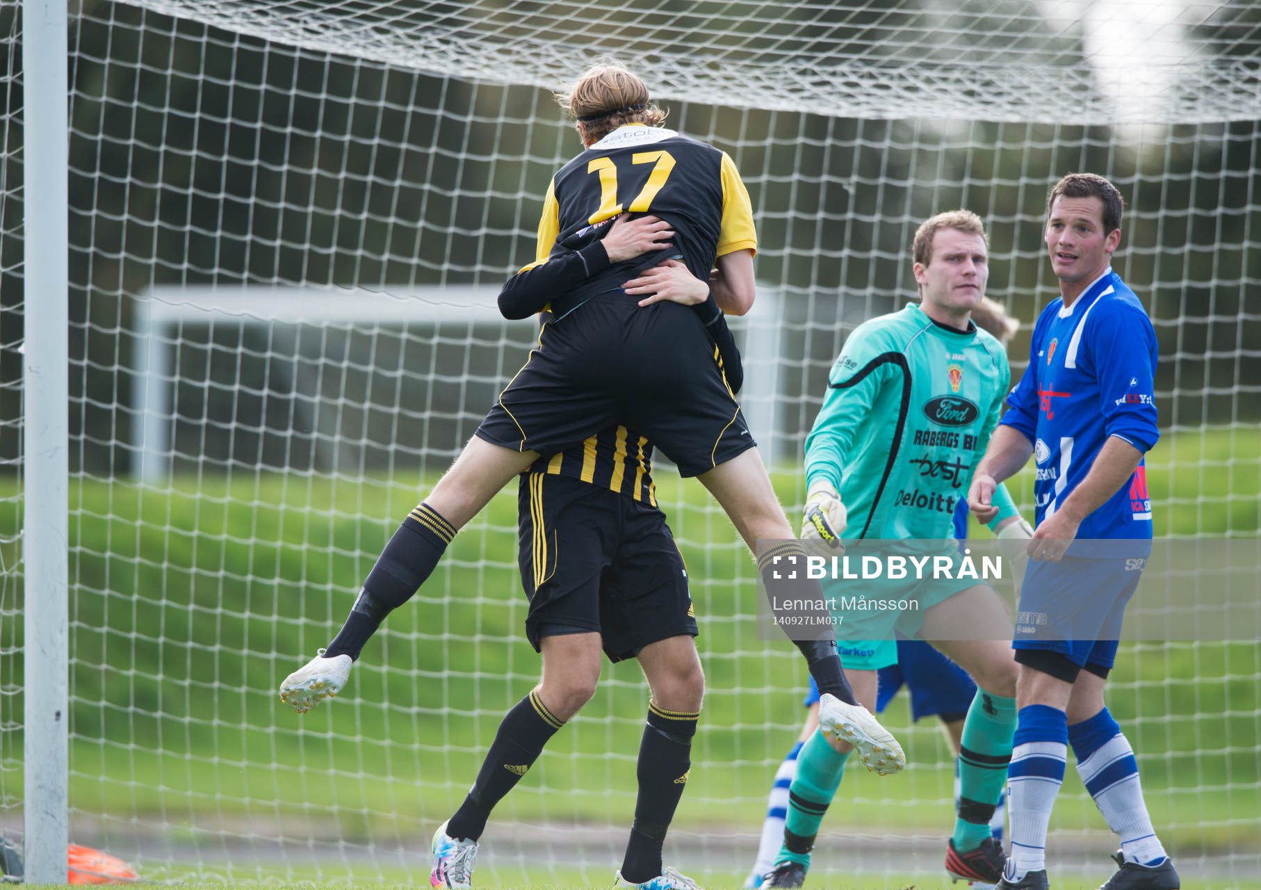 IFK Hässleholms Ilir Salja har gjort 3-1 i matchen i