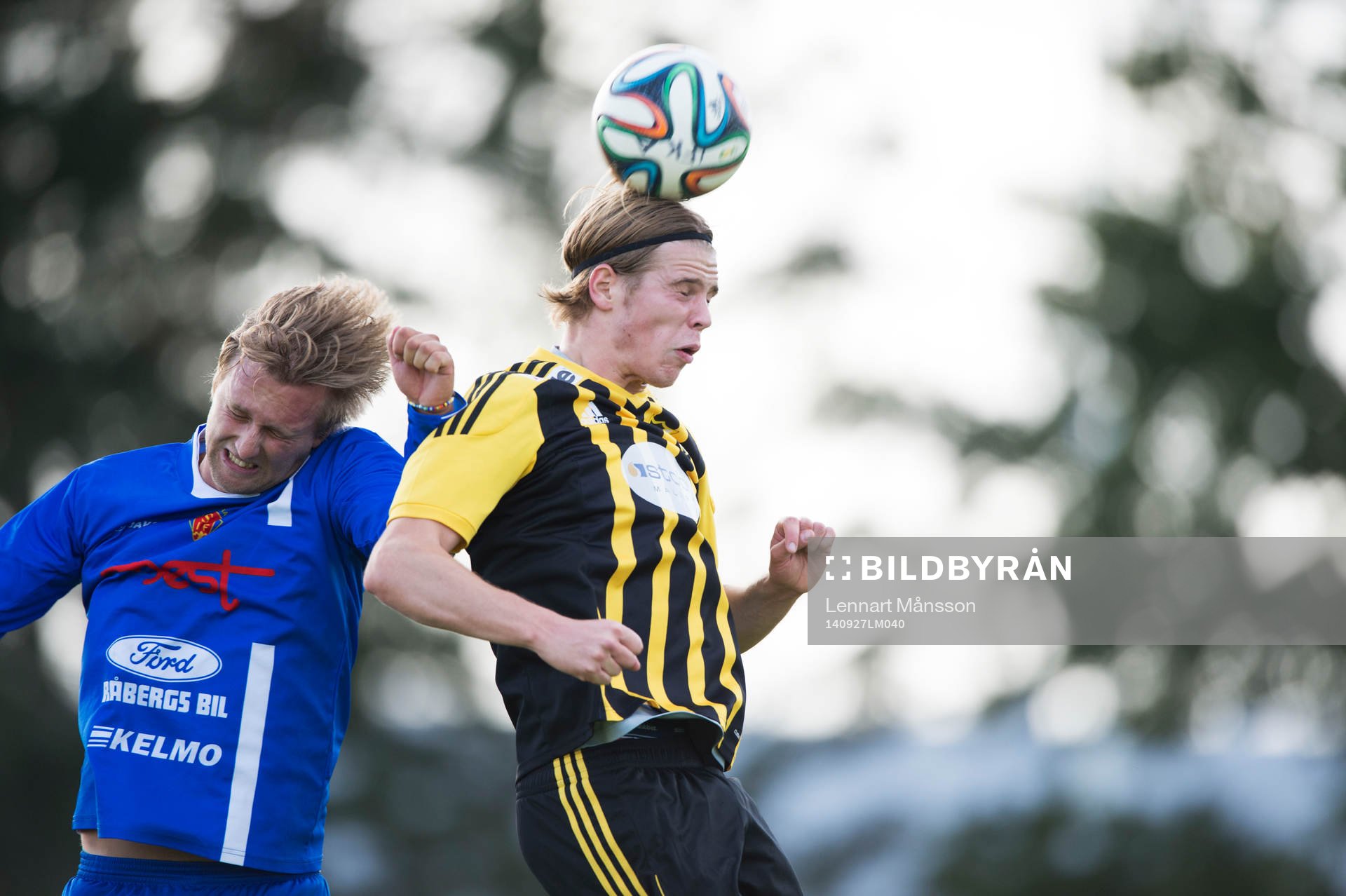 IFK Hässleholms Filip Ranmo i matchen i division 3 mellan