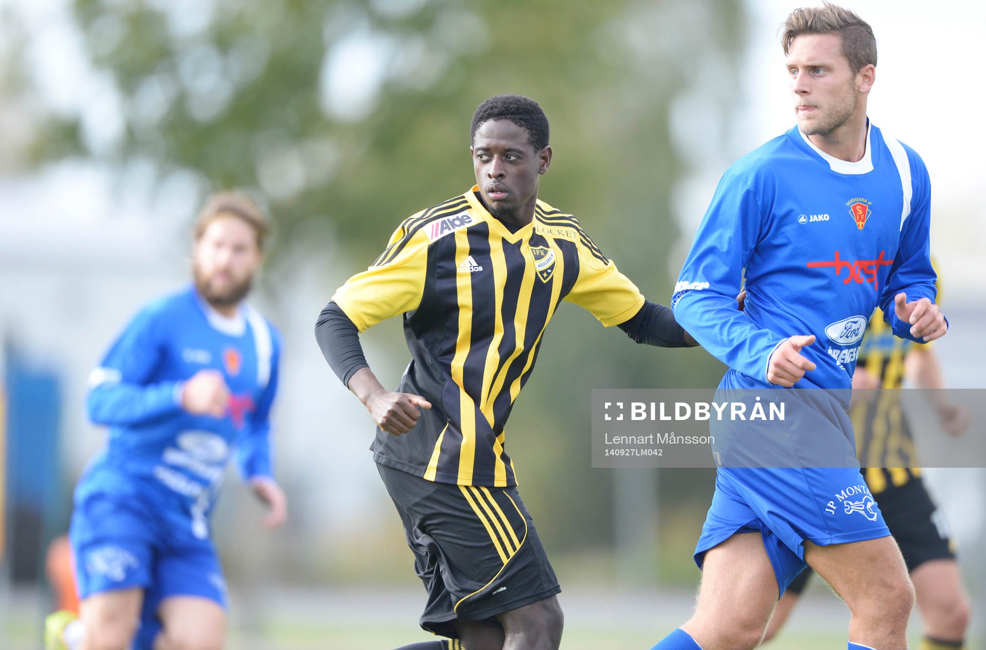 IFK Hässleholms Vieira i matchen i division 3 mellan IFK
