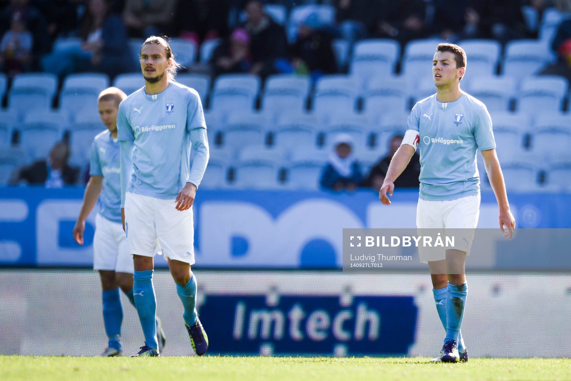 Malmö FFs Erik Johansson och Erdal Rakip deppar