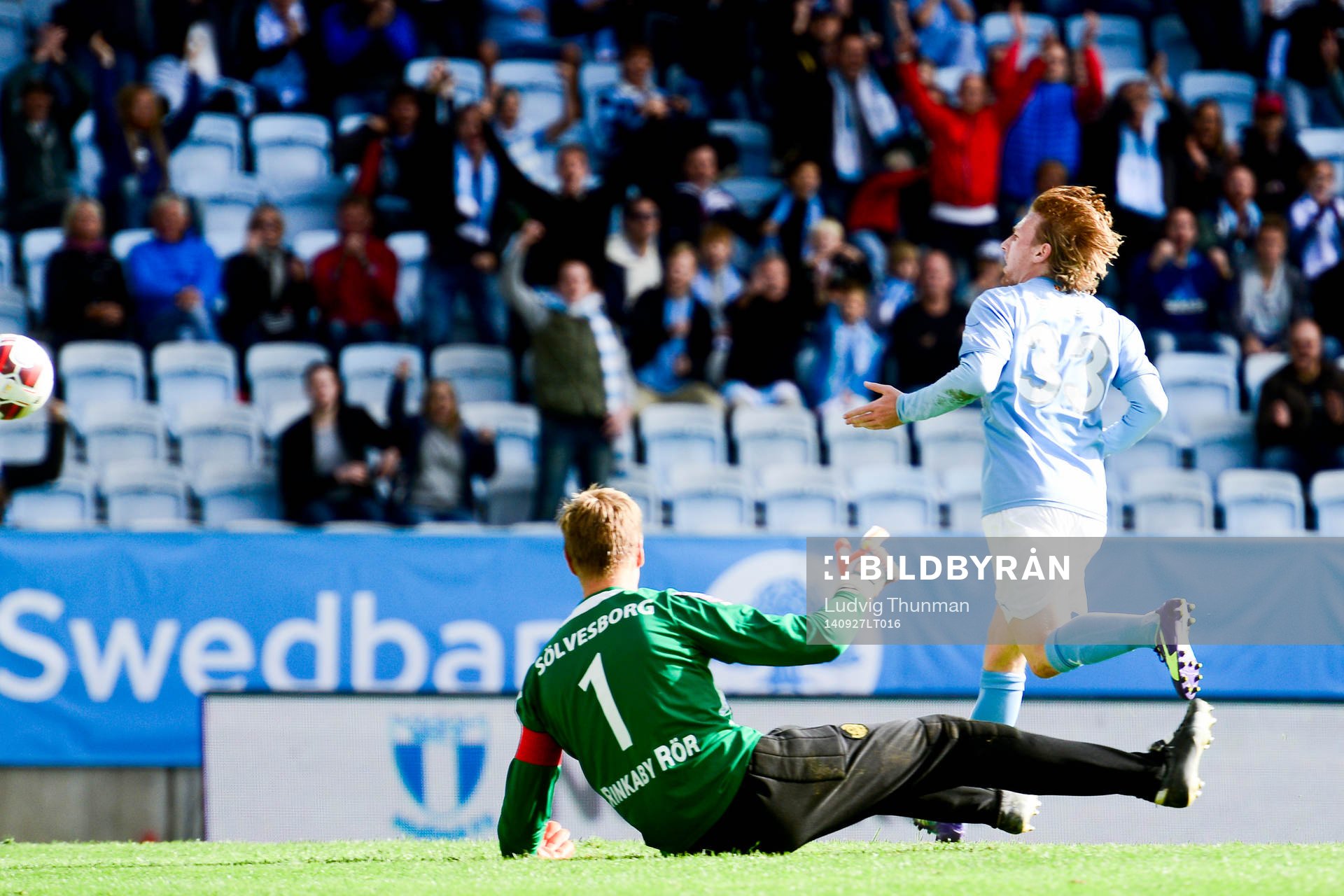 Malmö FFs Emil Forsberg jublar