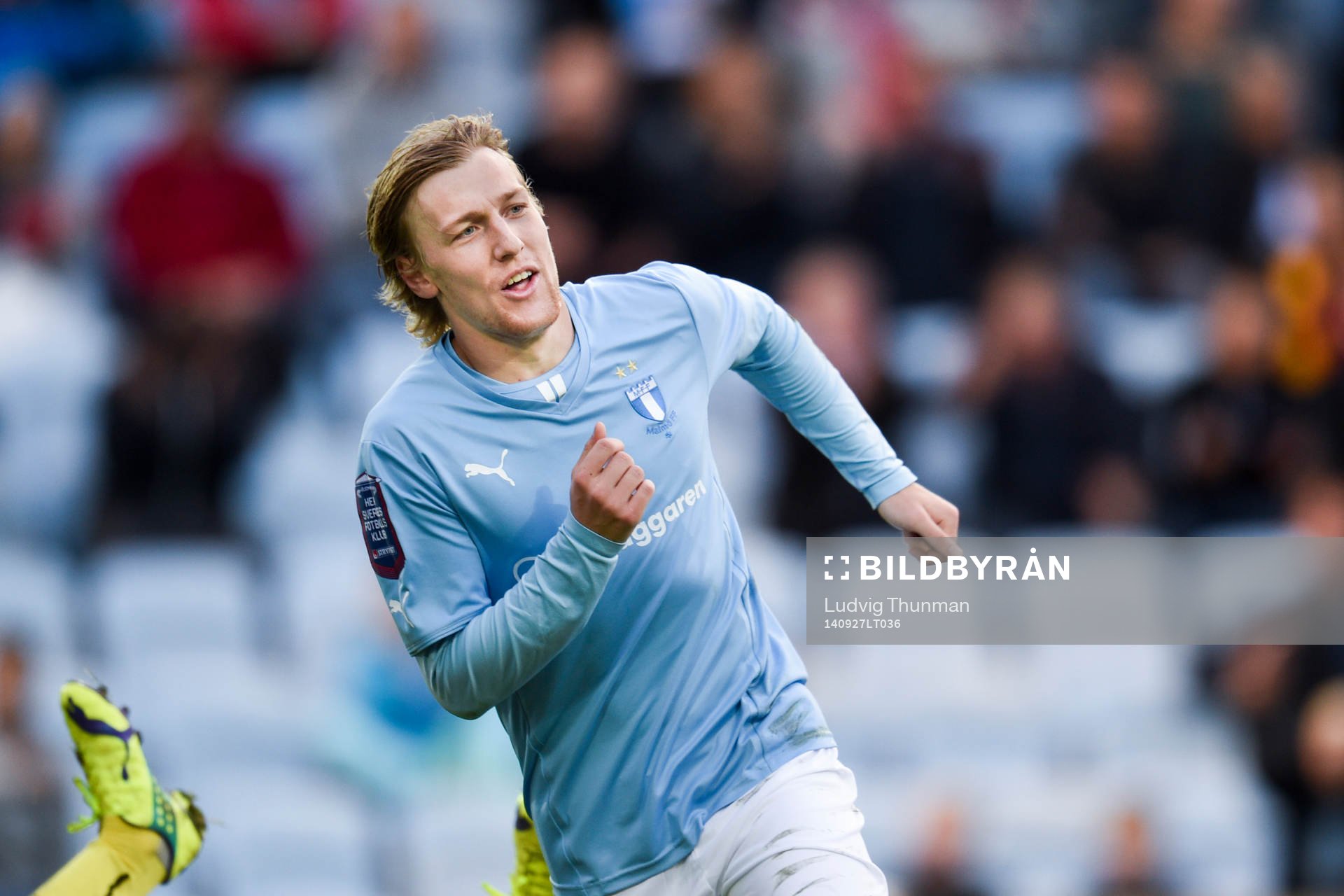 Malmö FFs Emil Forsberg jublar