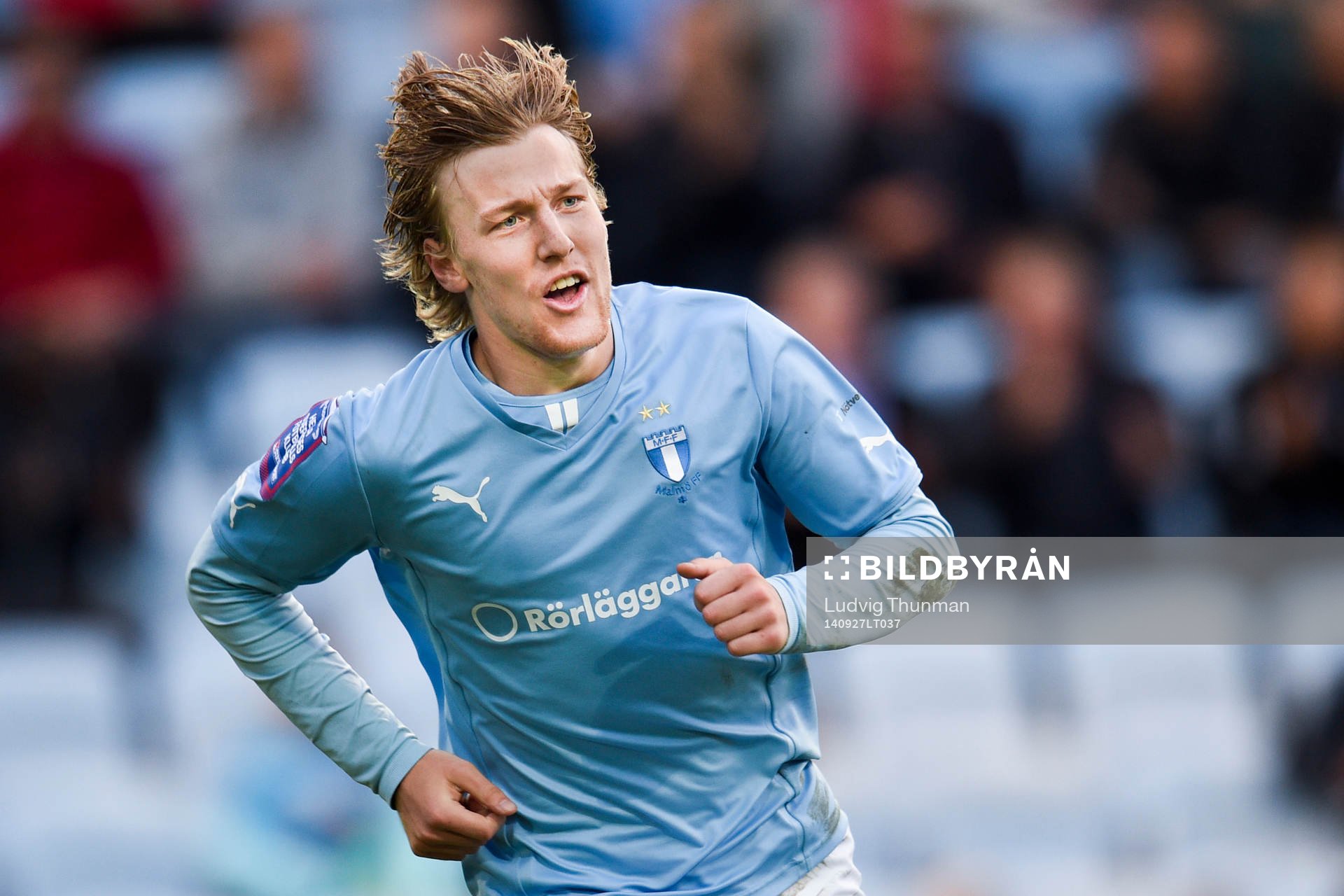 Malmö FFs Emil Forsberg jublar