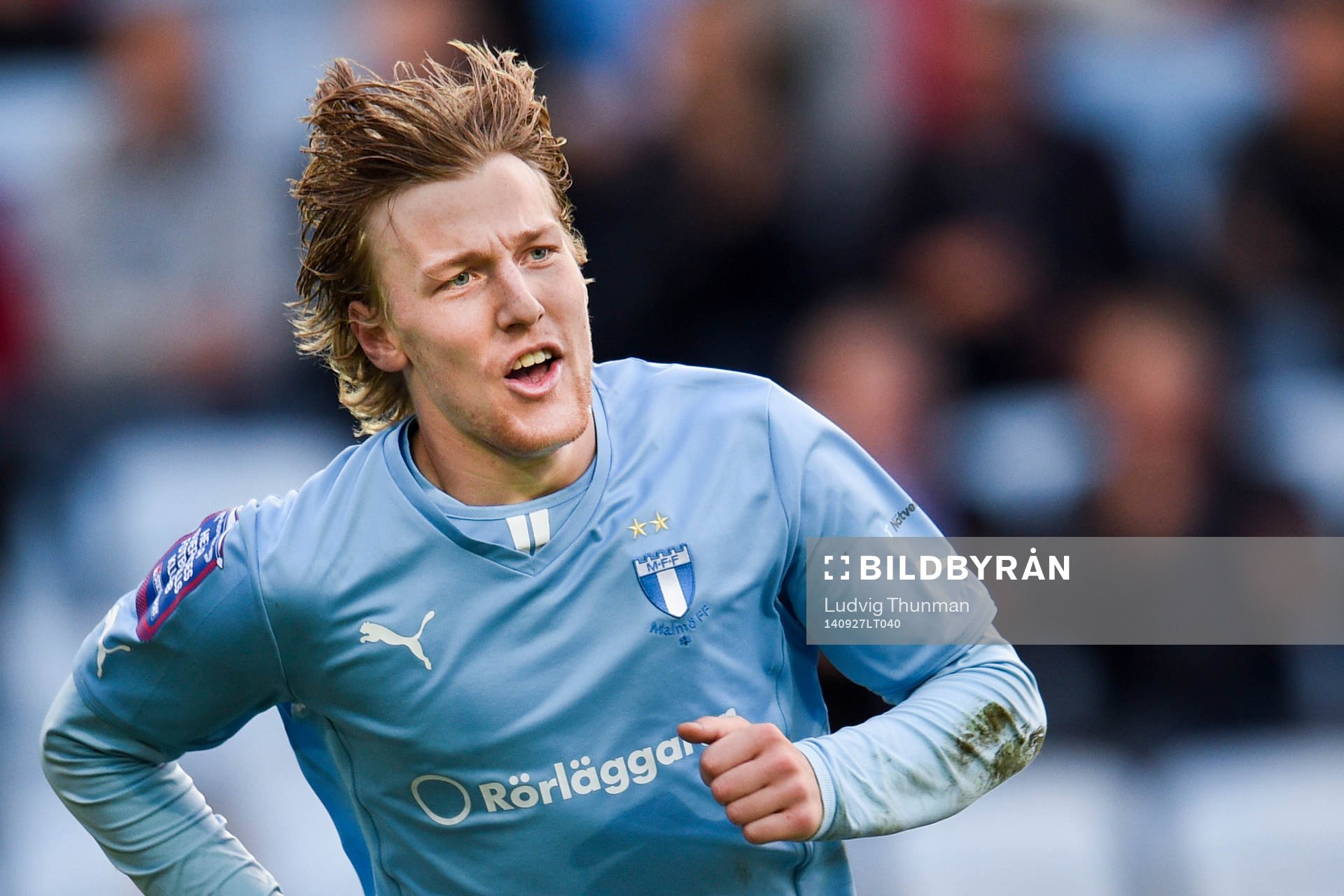 Malmö FFs Emil Forsberg jublar