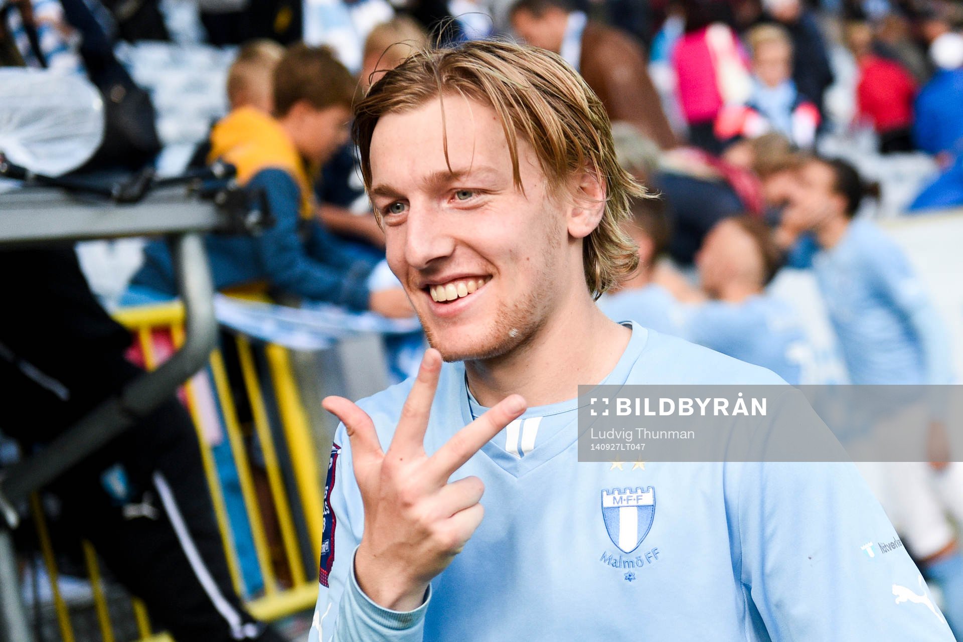 Malmö FFs Emil Forsberg jublar