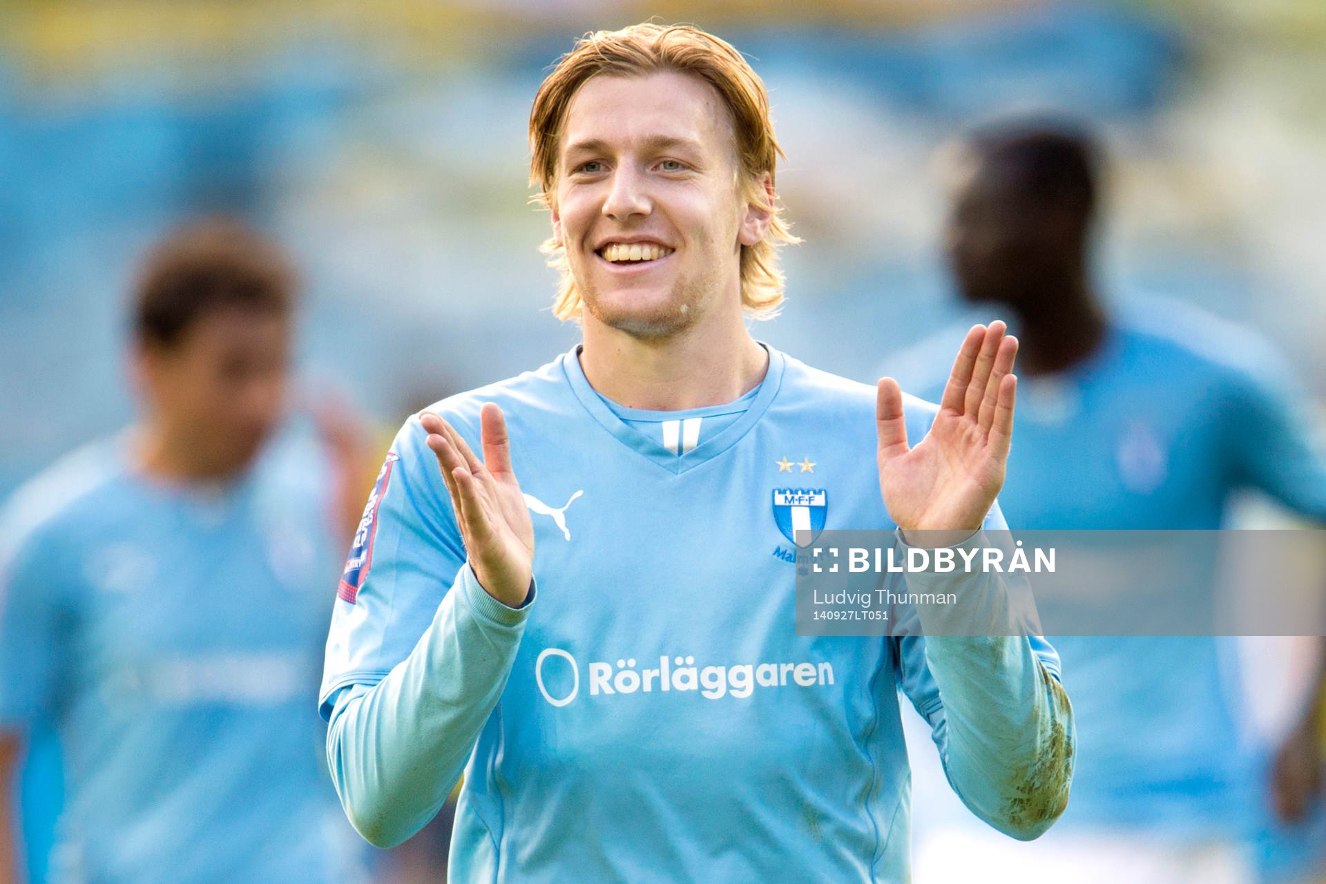 Malmö FFs Emil Forsberg jublar