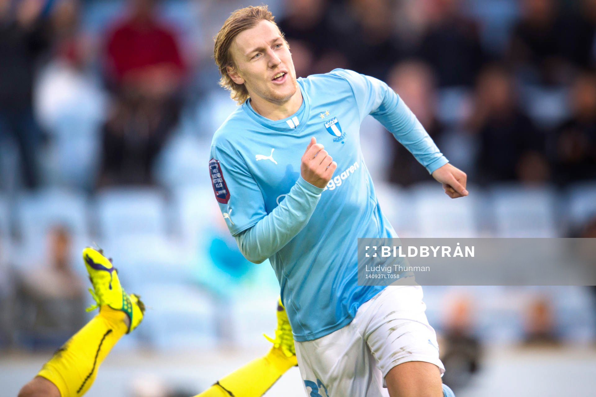 Malmö FFs Emil Forsberg jublar