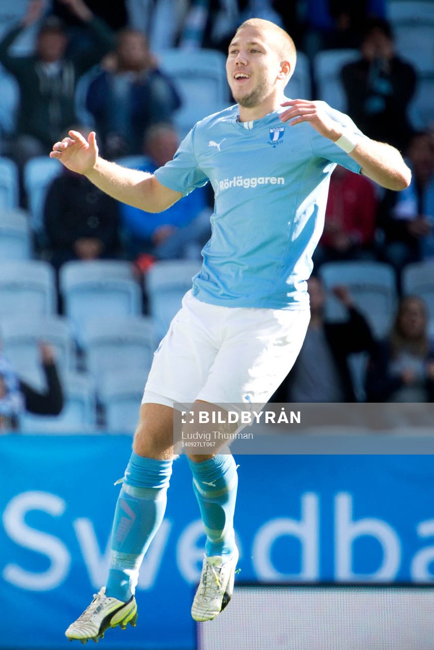 Malmö FFs Anton Tinnerholm deppar