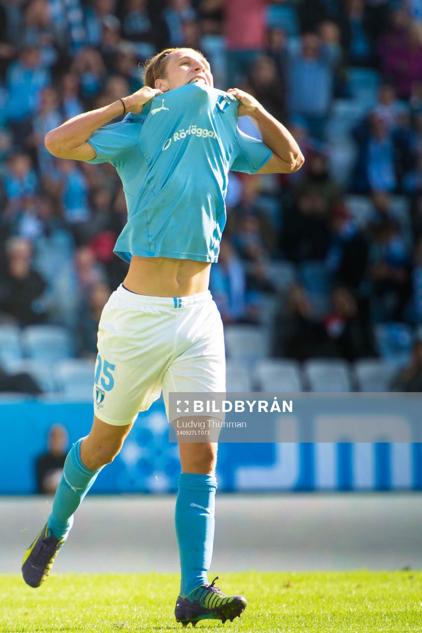 Malmö FFs Pawel Cibicki deppar