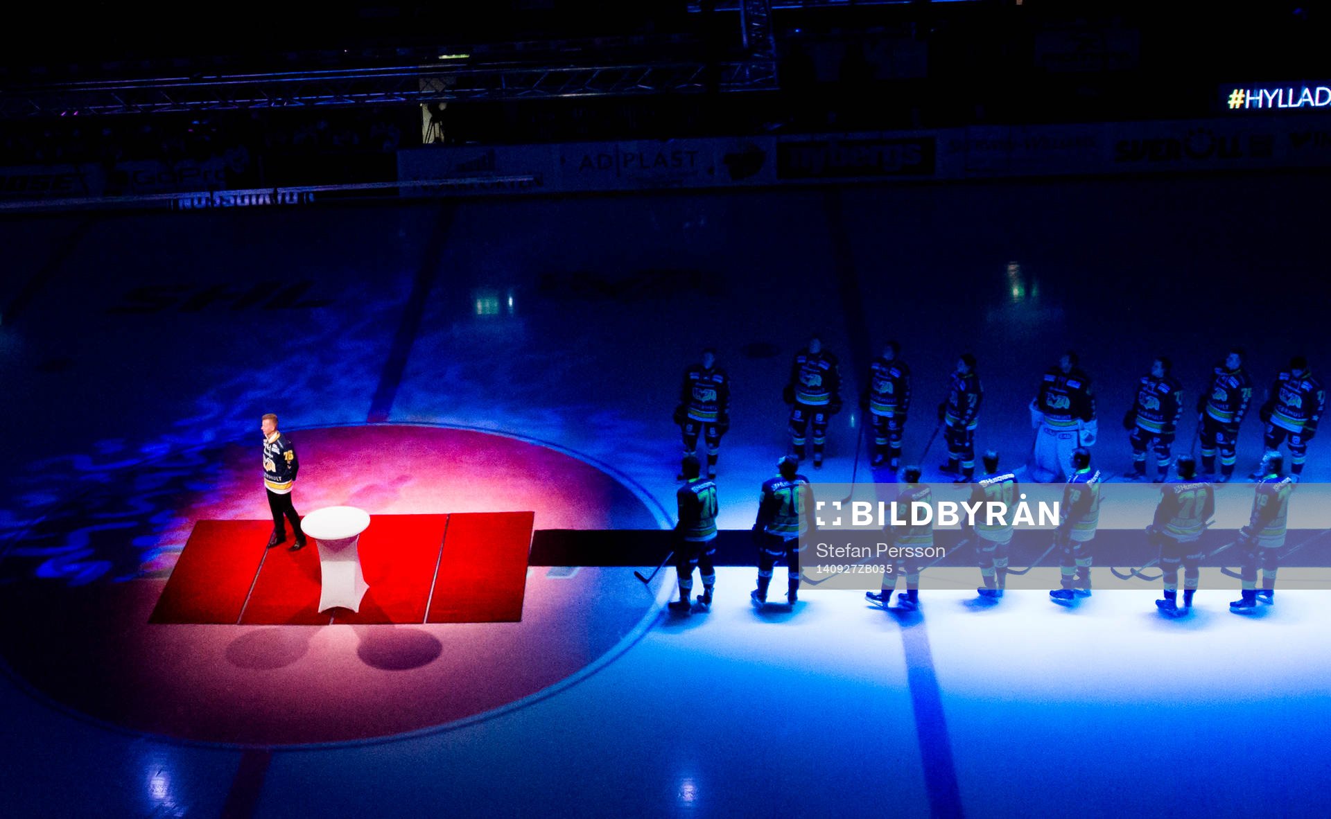 Johan Davidssons tröjceremoni