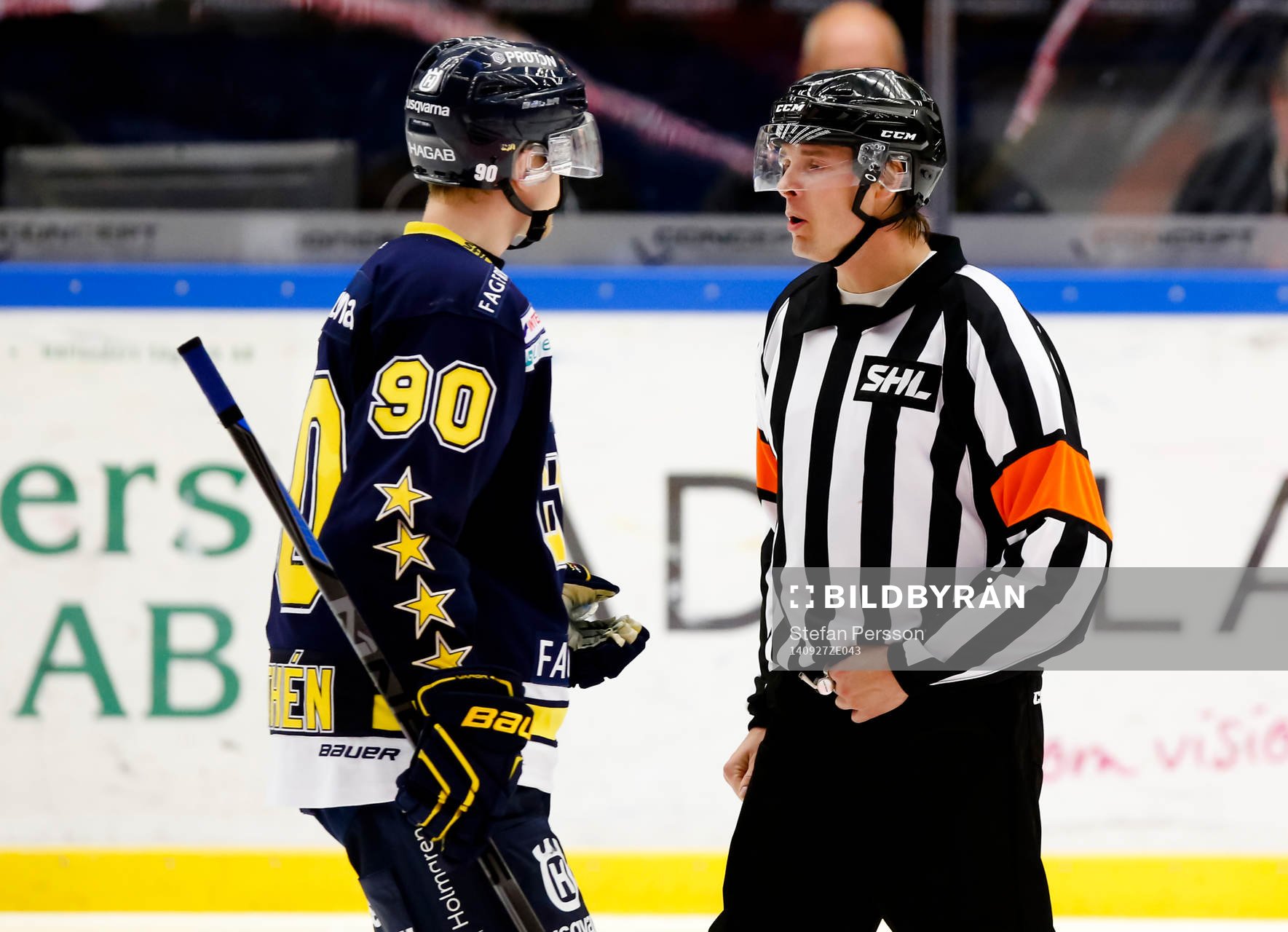 s Ted Brithén inte överens med domaren Mikael Andersson