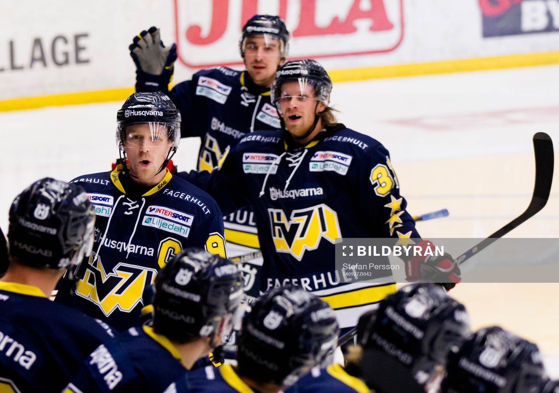 s Ted Brithén, Chris Campoli (längst bak) och Mattias