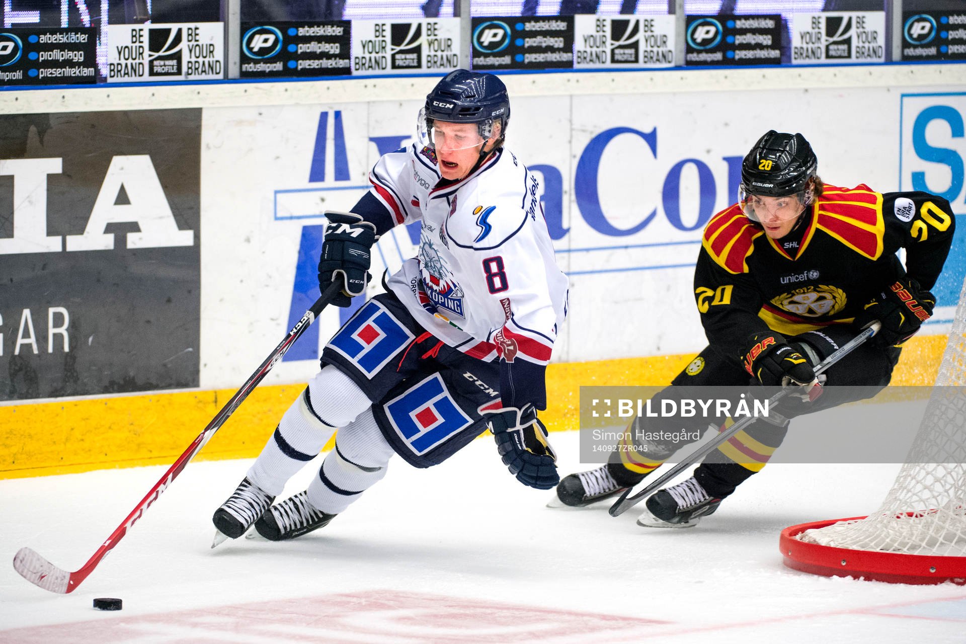 Linköpings Gustav Forsling och Brynäs Adam Brodecki