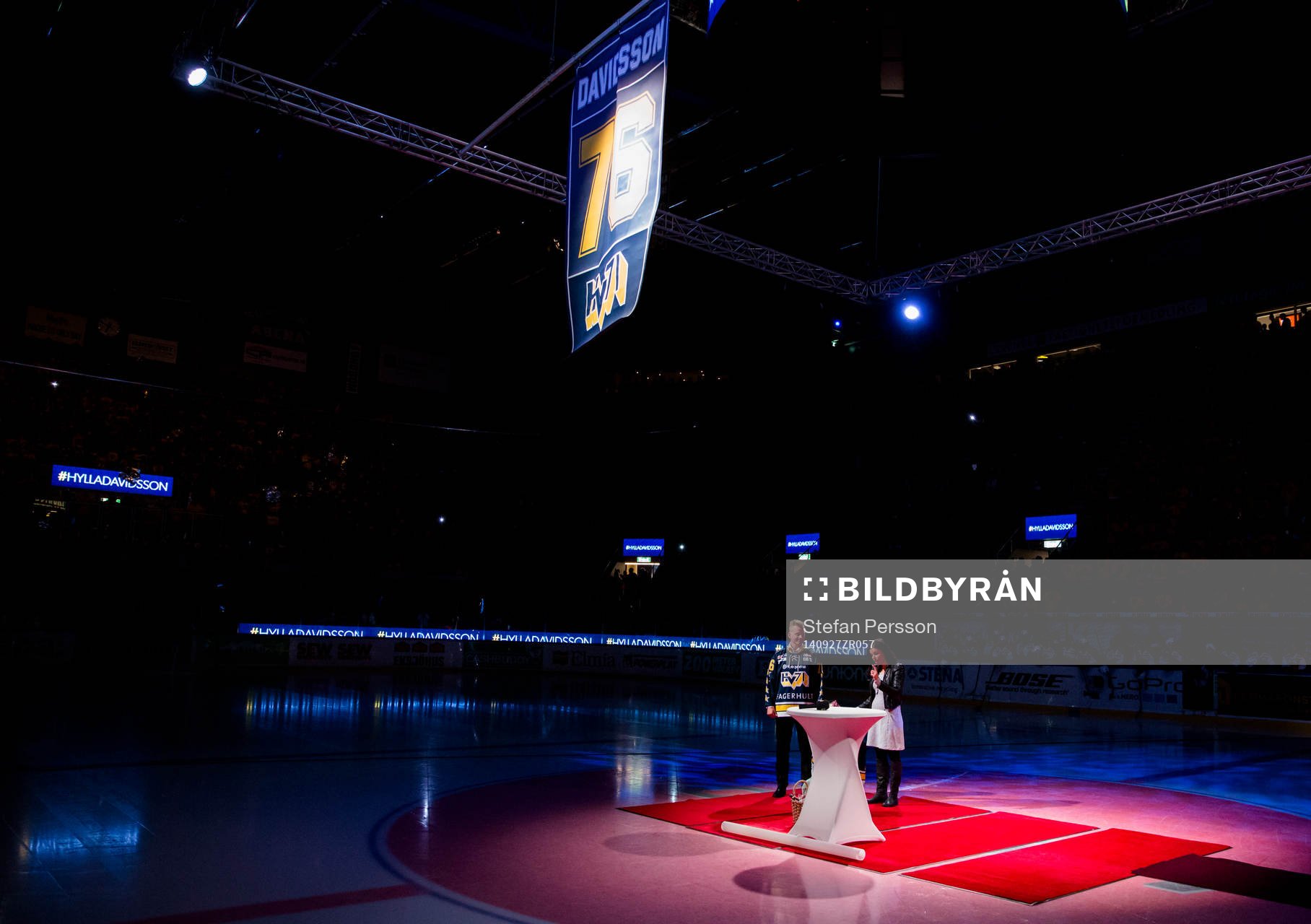 Johan Davidsson med familj