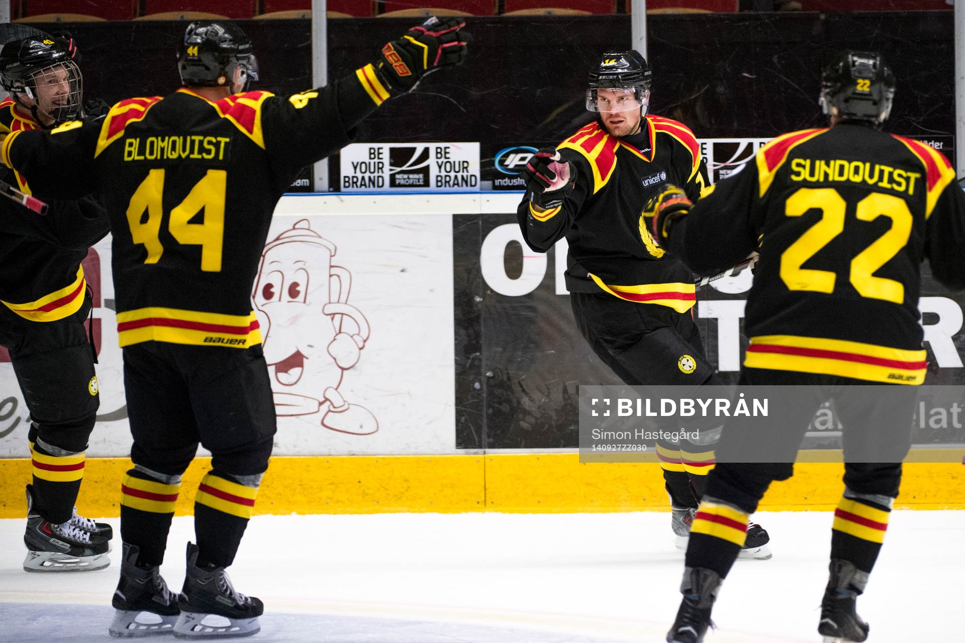 Brynäs Jacob Blomqvist, Oscar Eklund och Jörgen Sundqvist