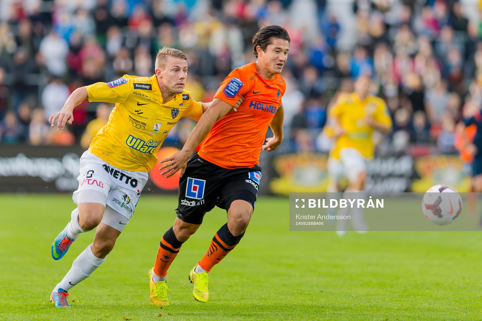 Falkenbergs Patrik Ingelsten och Norrköpings Edvard