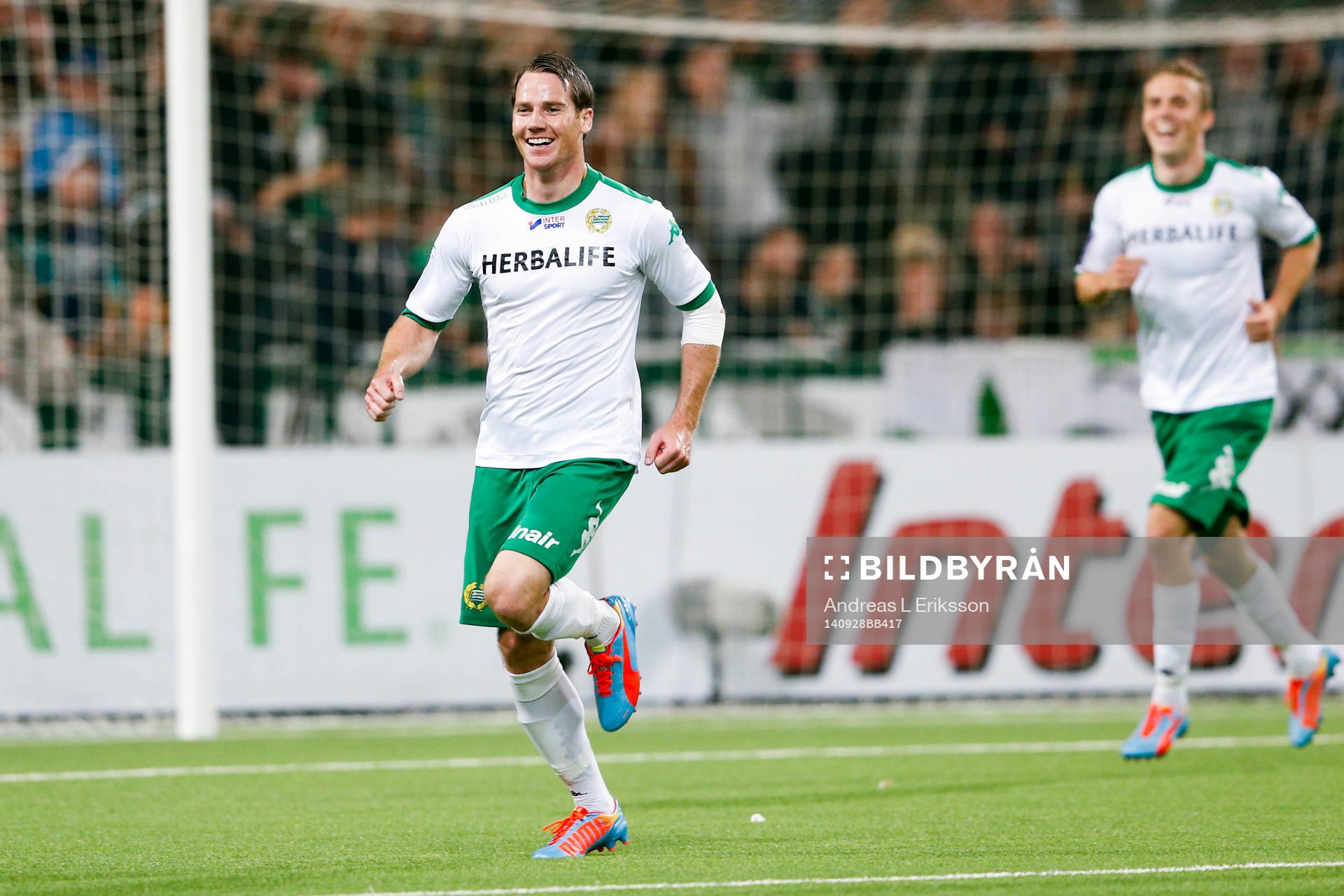 Hammarbys Johan Persson jublar