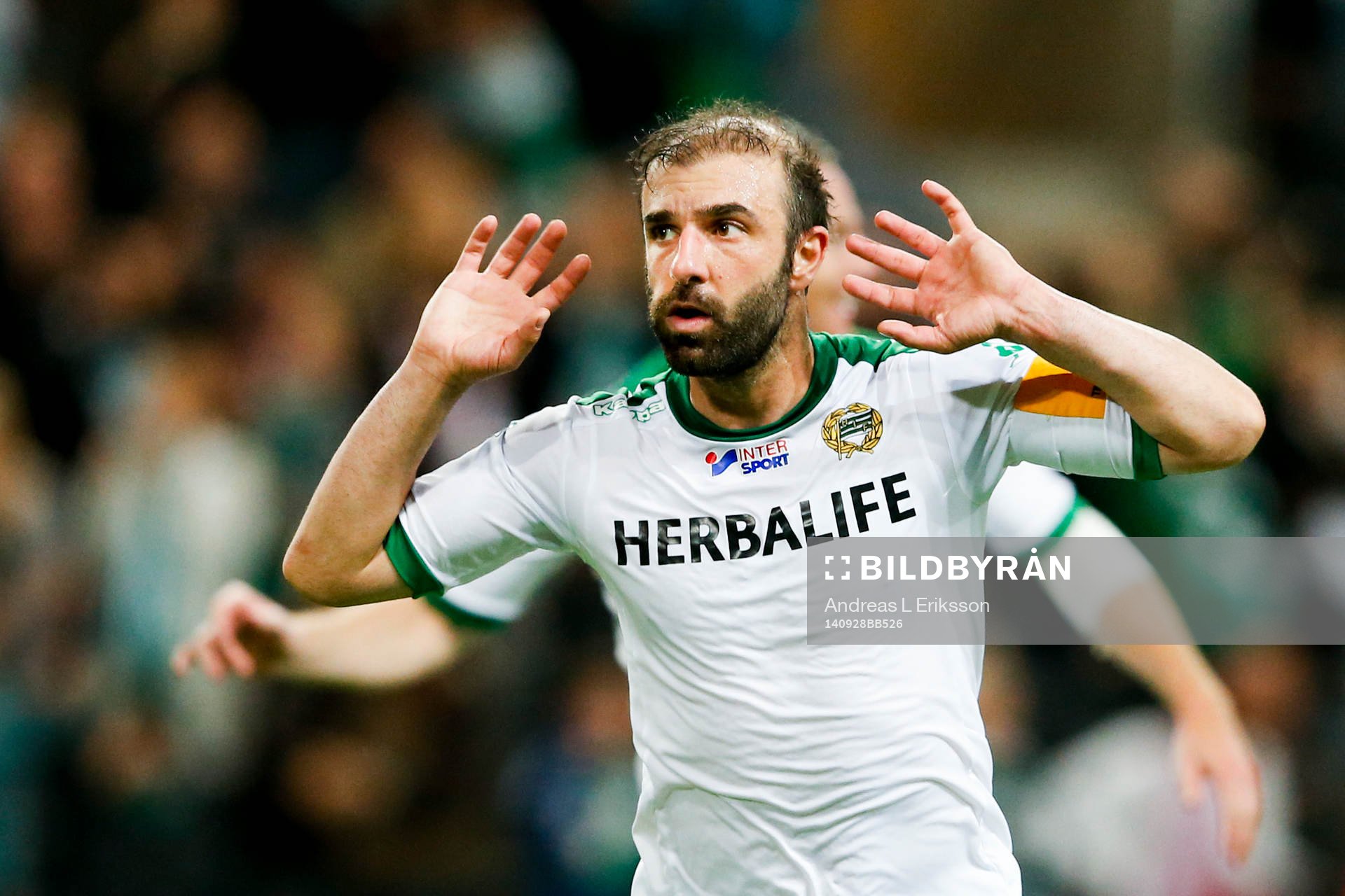 Hammarbys Kennedy Bakircioglu jublar