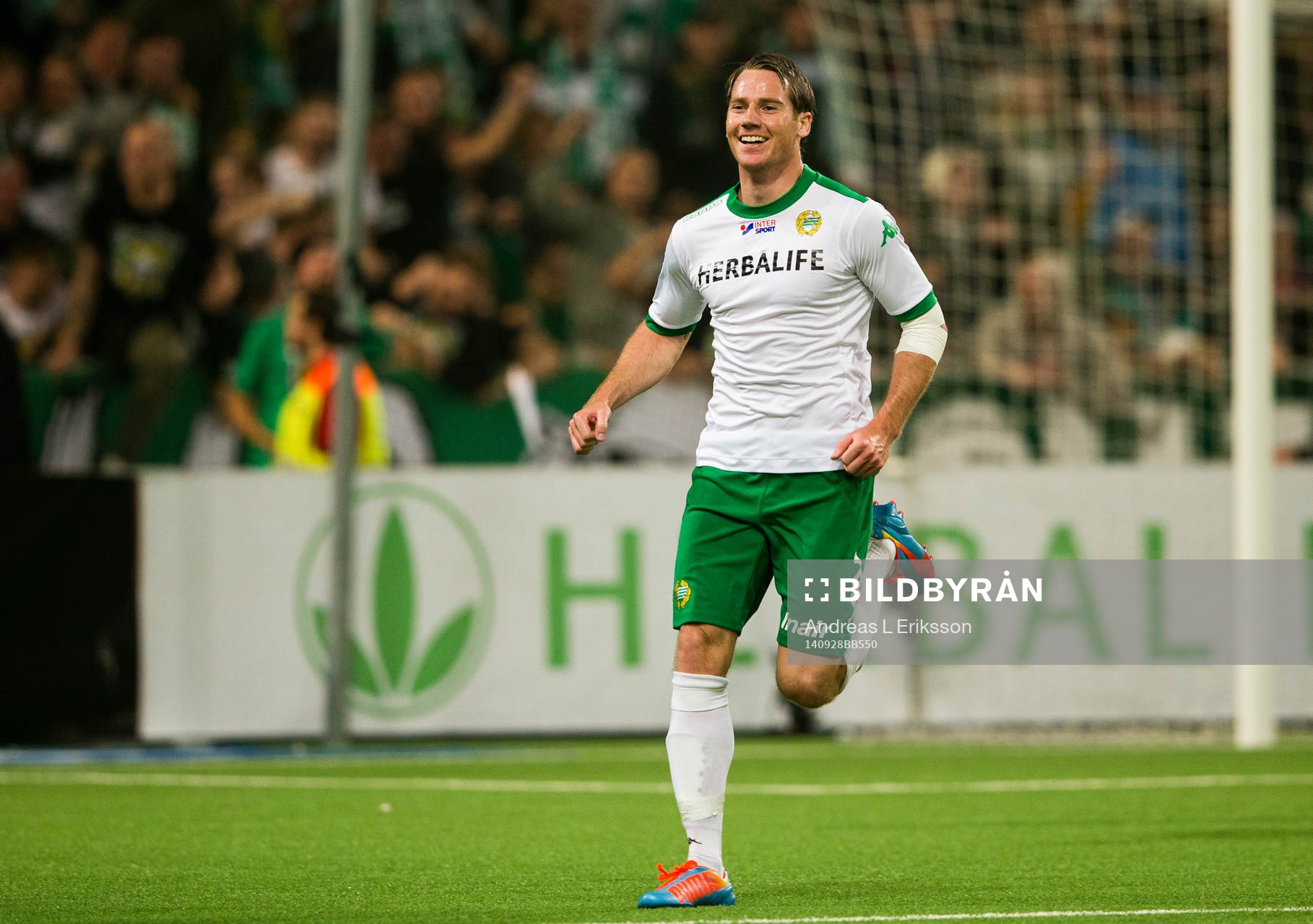 Hammarbys Johan Persson jublar