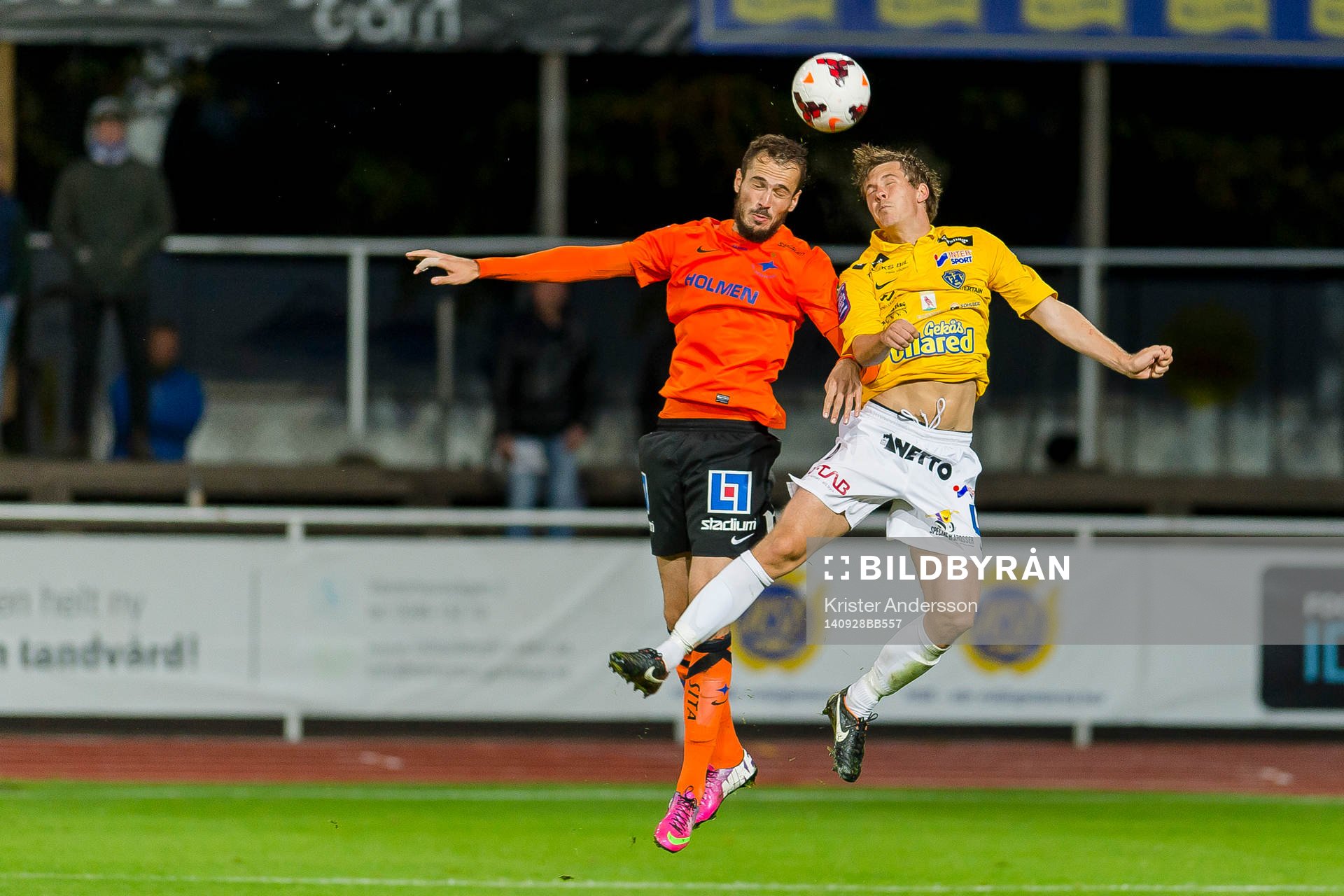 Norrköpings Emir Kujovic och Falkenbergs Daniel Johansson